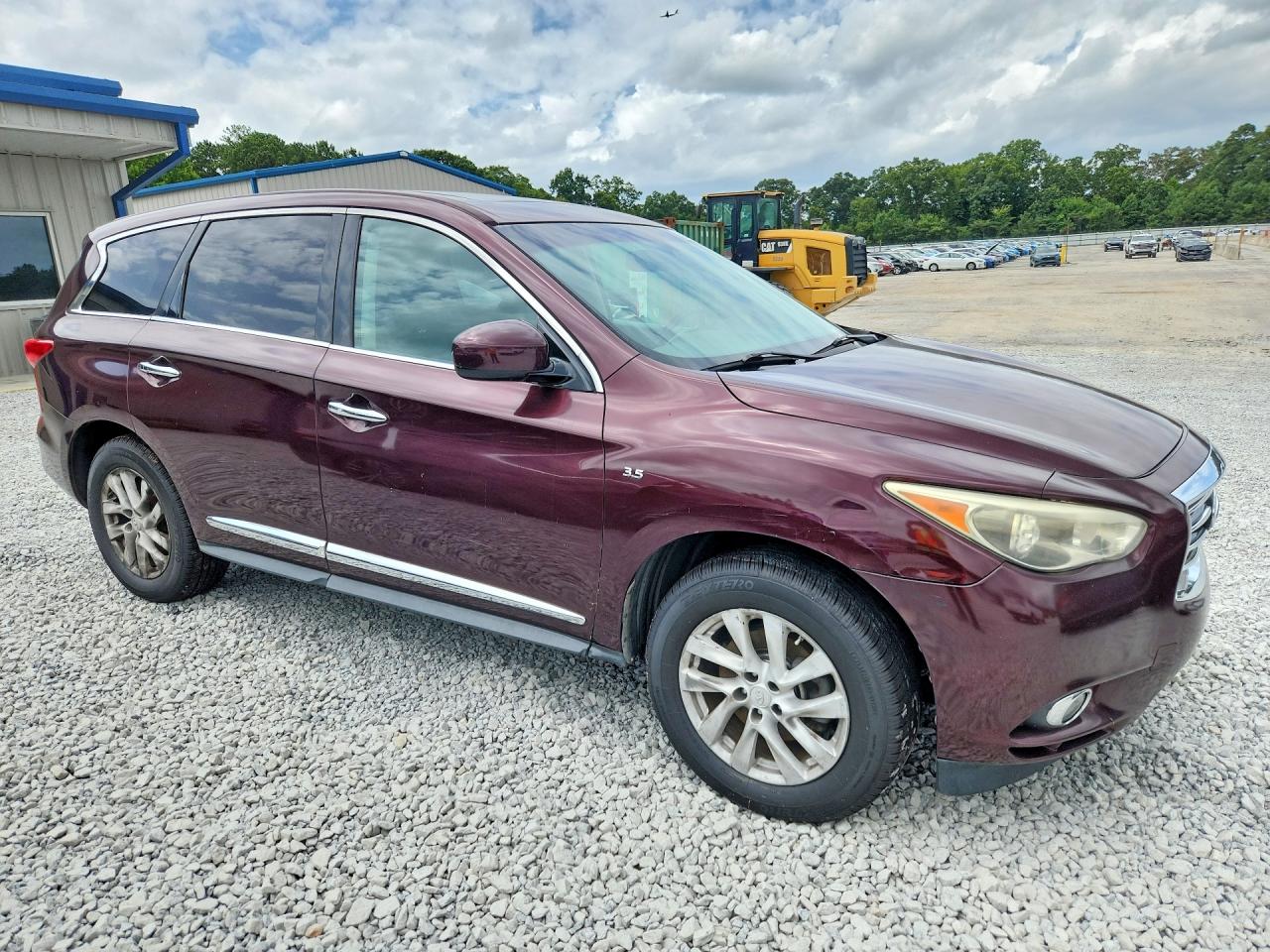 2014 Infiniti Qx60 Base Burgundy vin: 5N1AL0MMXEC528431