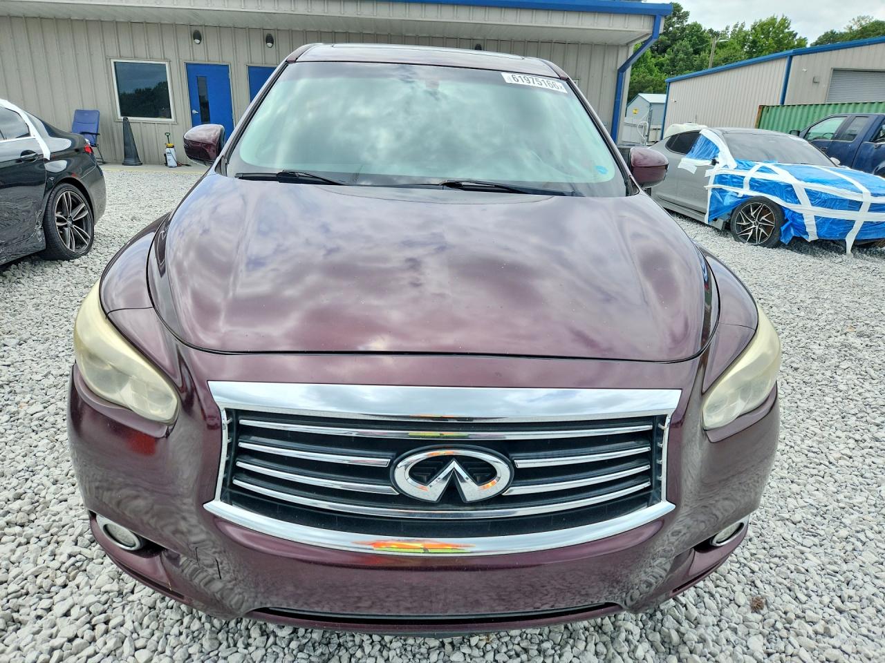 2014 Infiniti Qx60 Base Burgundy vin: 5N1AL0MMXEC528431