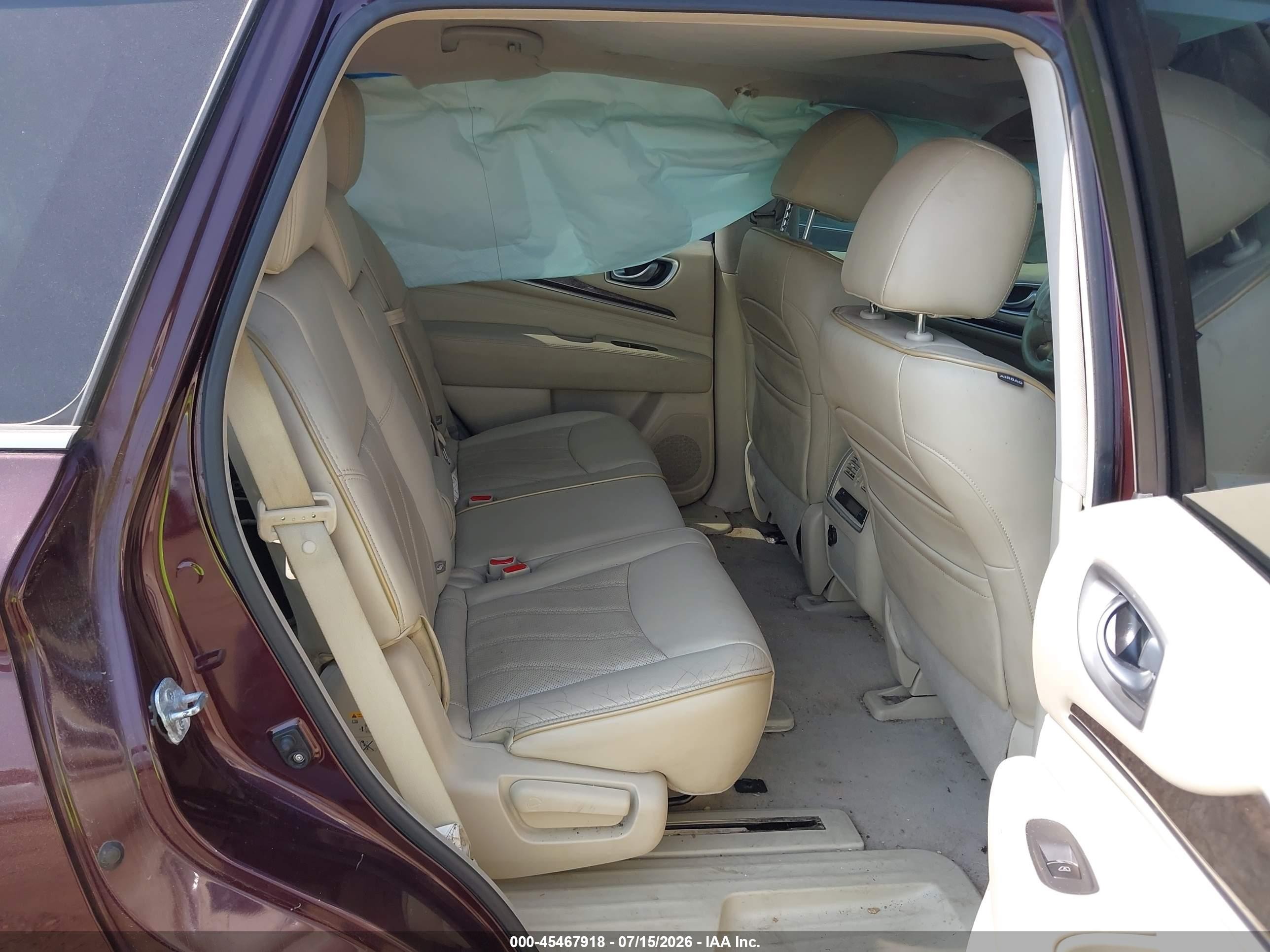 2014 Infiniti Qx60 Maroon vin: 5N1AL0MMXEC529062