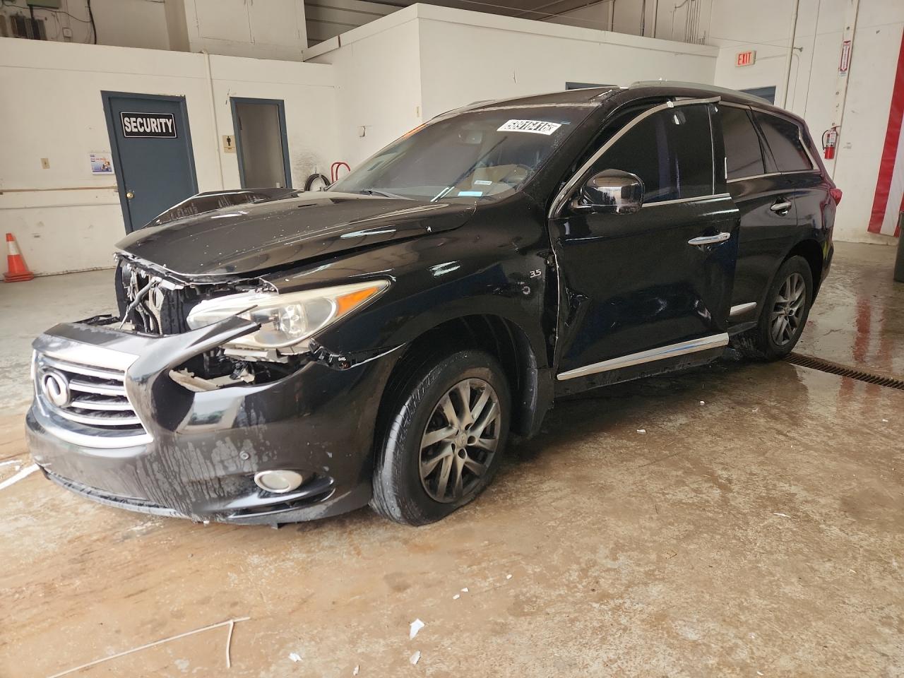 2014 Infiniti Qx60 Base Black vin: 5N1AL0MMXEC531300 Damage: Left Head Lamp, Water Damage, Replacement Required