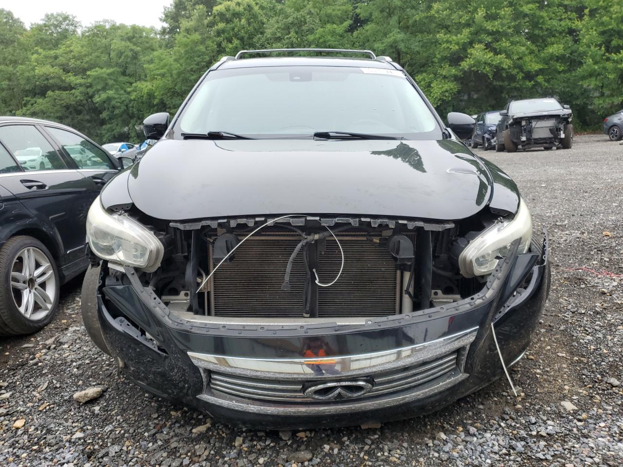 2014 Infiniti Qx60 Base Black vin: 5N1AL0MMXEC538148 Damage: Left Head Lamp, Broken, Replacement Required