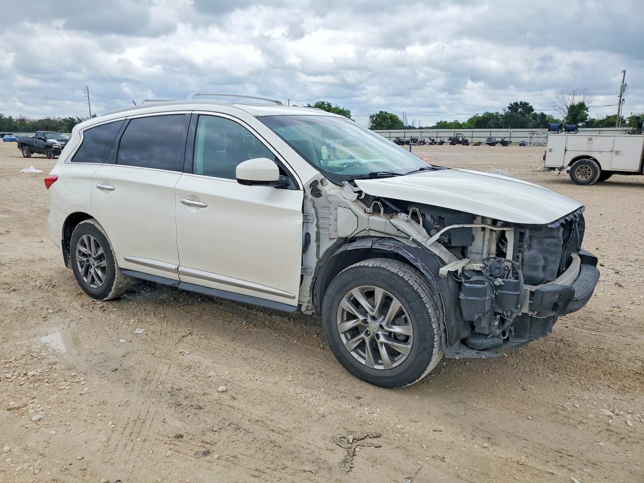 2015 Infiniti Qx60 Base Белый vin: 5N1AL0MMXFC501568