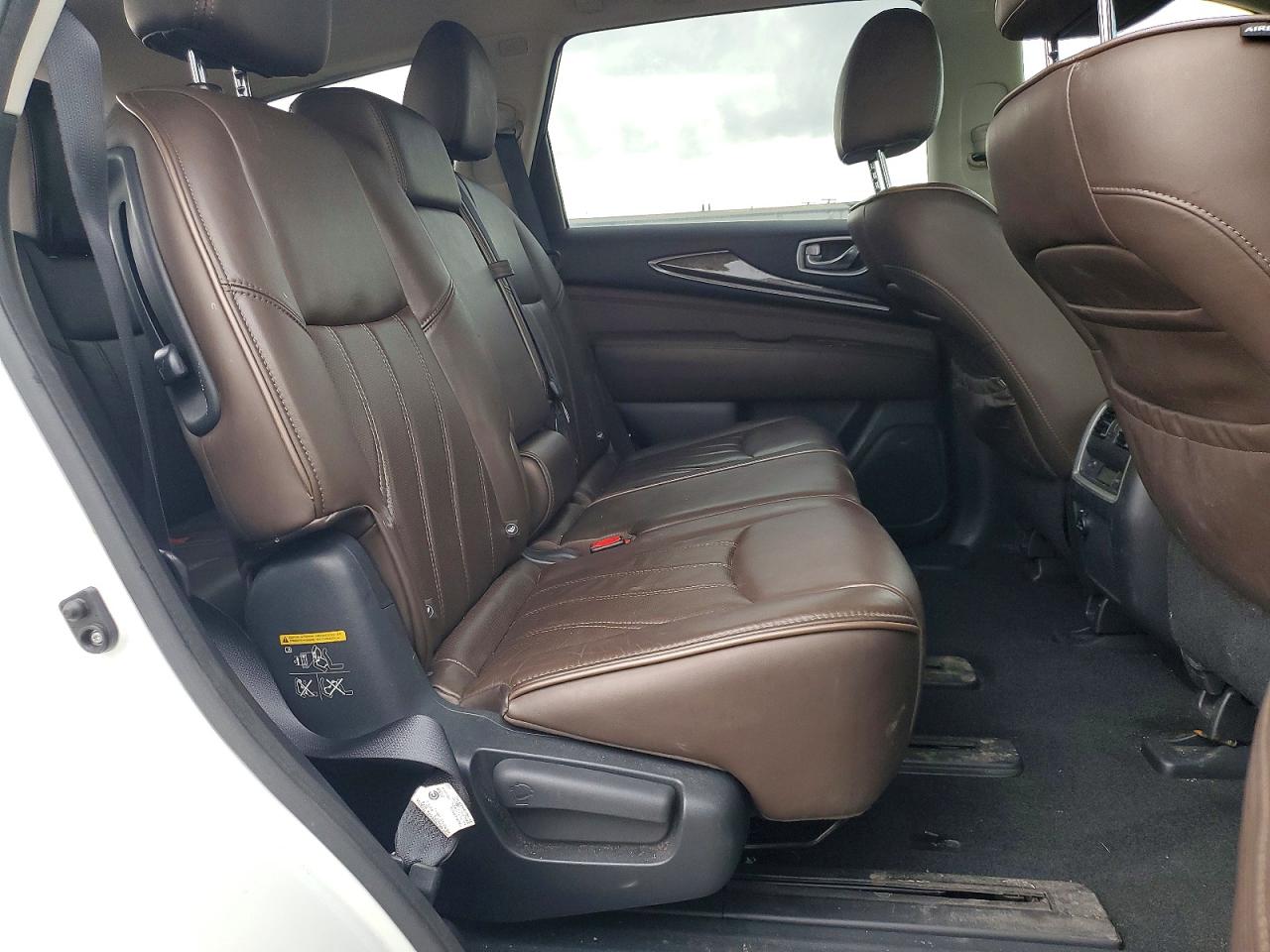 2015 Infiniti Qx60 Base White vin: 5N1AL0MMXFC508083
