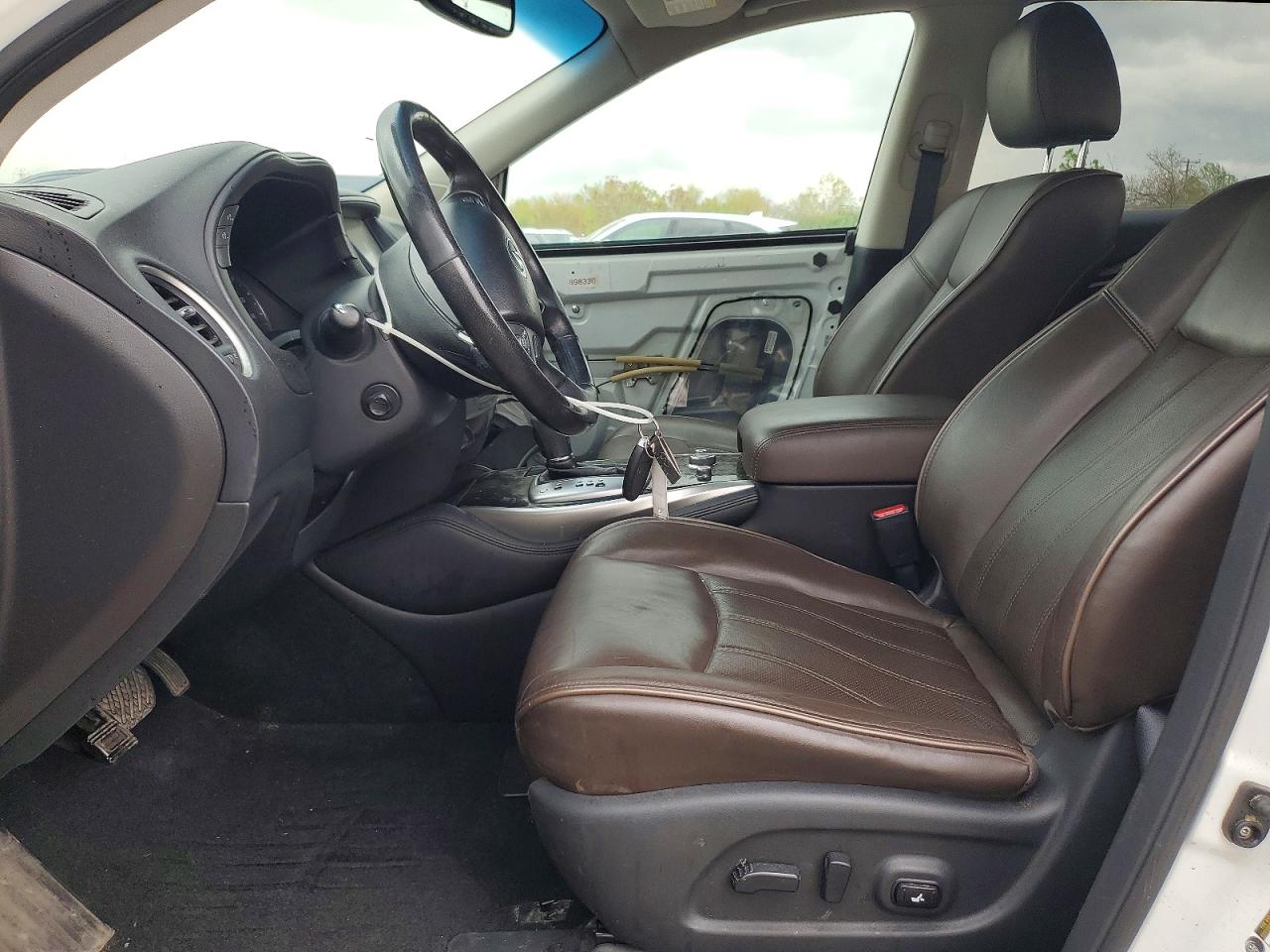 2015 Infiniti Qx60 Base White vin: 5N1AL0MMXFC508083