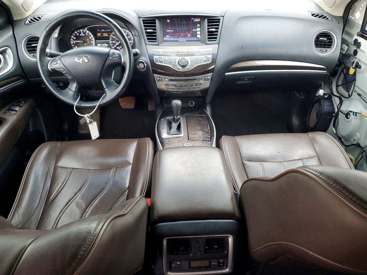 2015 Infiniti Qx60 Base White vin: 5N1AL0MMXFC508083