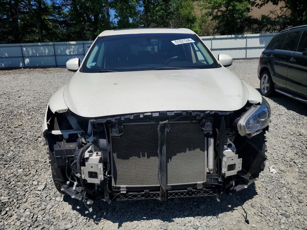 2015 Infiniti Qx60 Base White vin: 5N1AL0MMXFC509511
