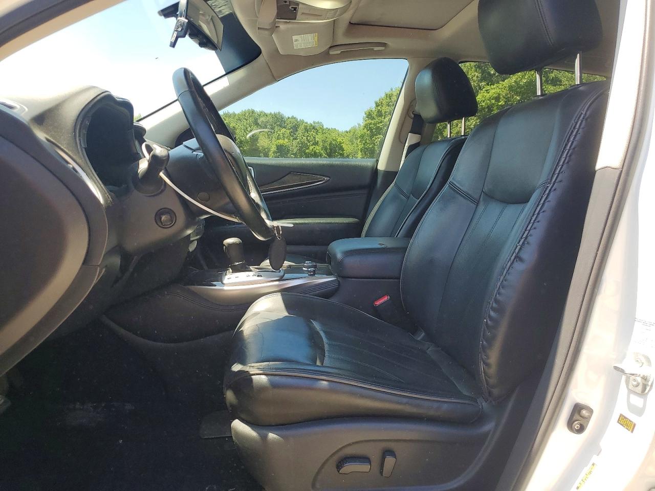 2015 Infiniti Qx60 Base White vin: 5N1AL0MMXFC509511
