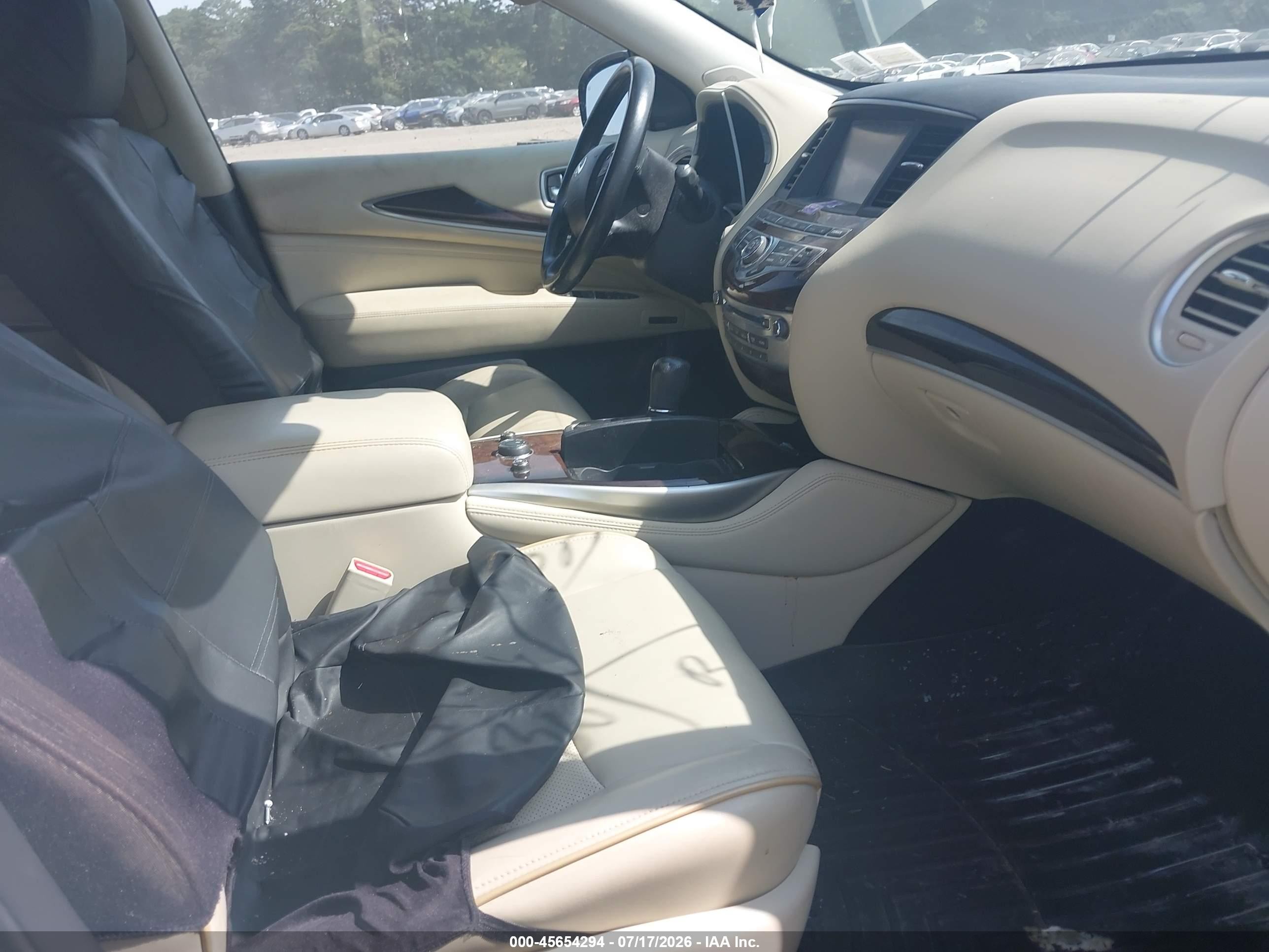 2015 Infiniti Qx60   White vin: 5N1AL0MMXFC511162