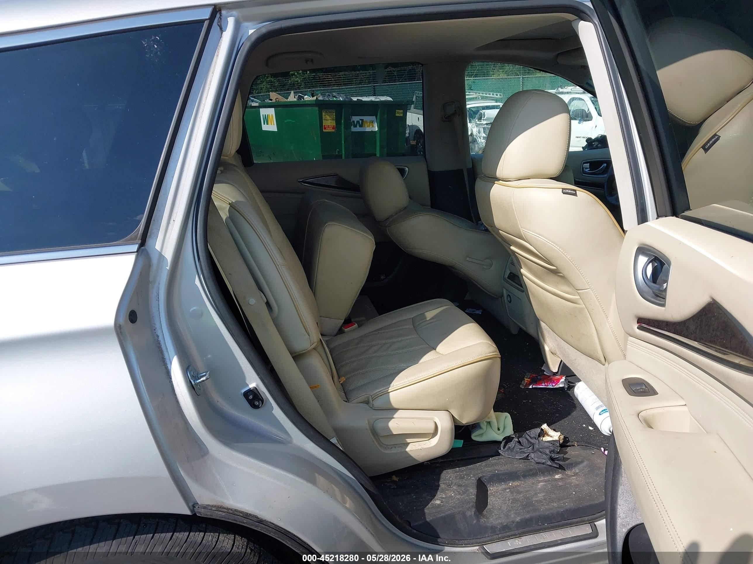 2015 Infiniti Qx60   Silver vin: 5N1AL0MMXFC517625