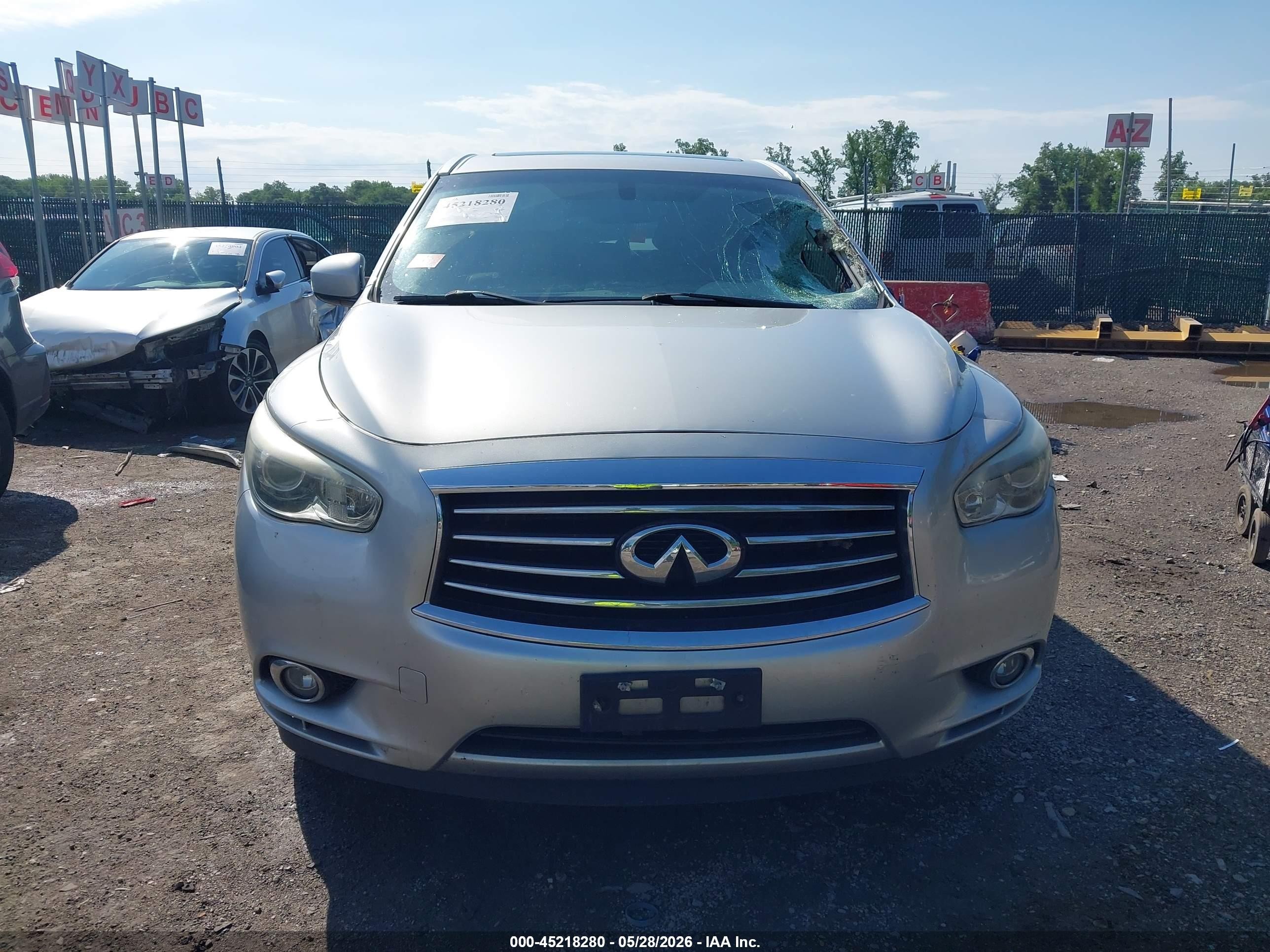 2015 Infiniti Qx60   Silver vin: 5N1AL0MMXFC517625