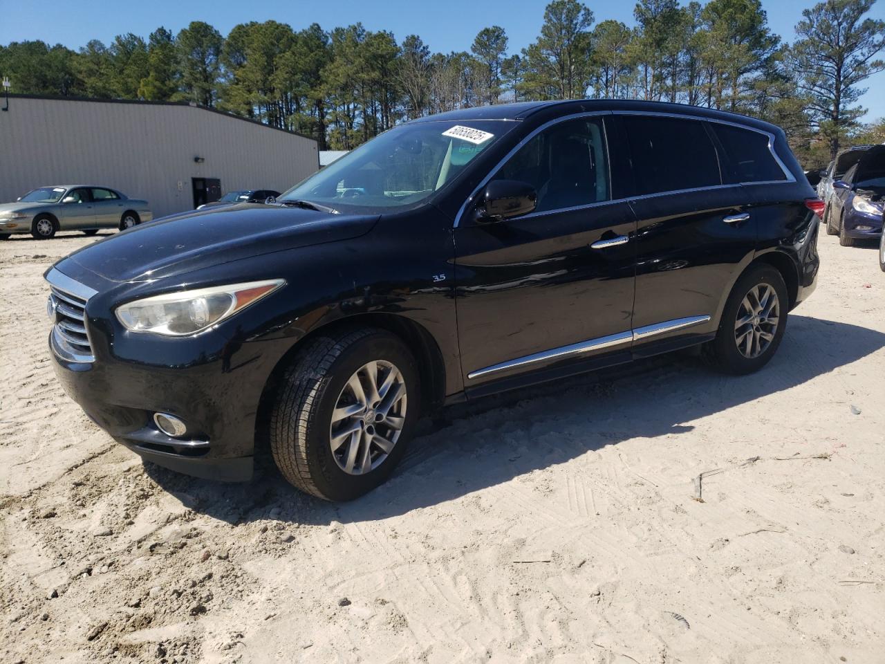 2015 Infiniti Qx60 Black vin: 5N1AL0MMXFC518130