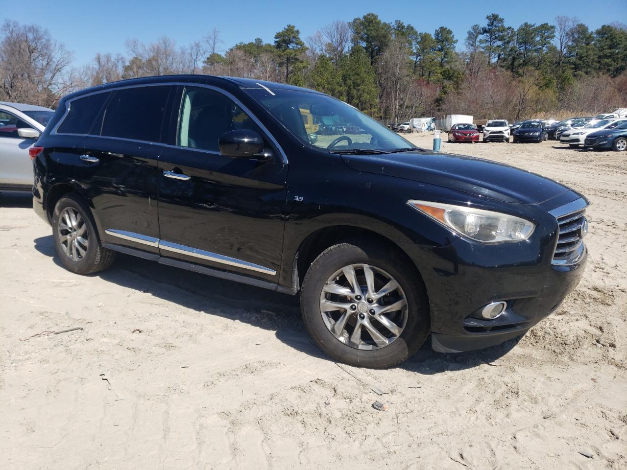 2015 Infiniti Qx60 Black vin: 5N1AL0MMXFC518130