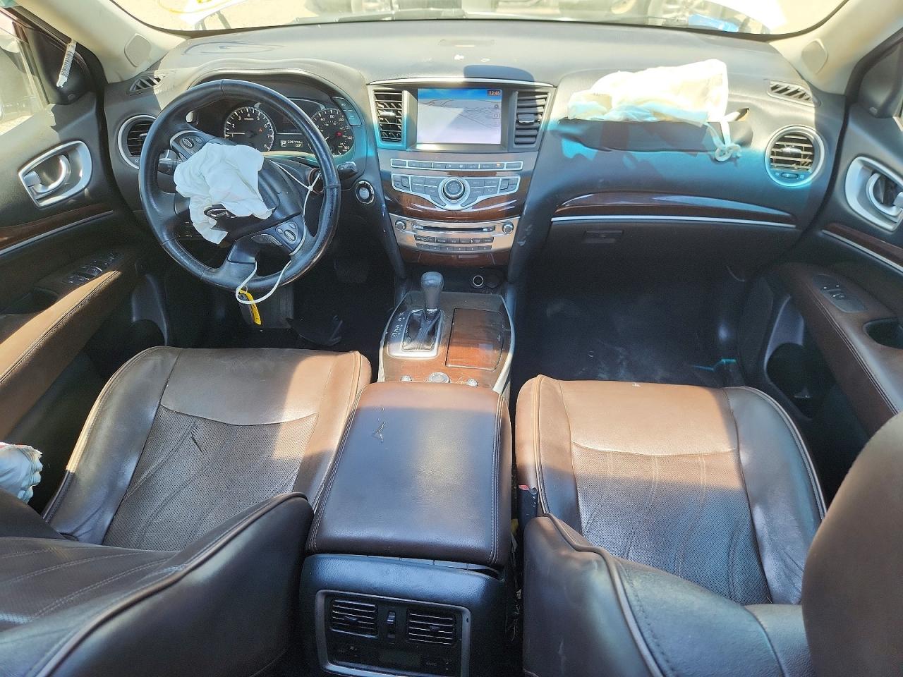 2015 Infiniti Qx60 Base White vin: 5N1AL0MMXFC520508
