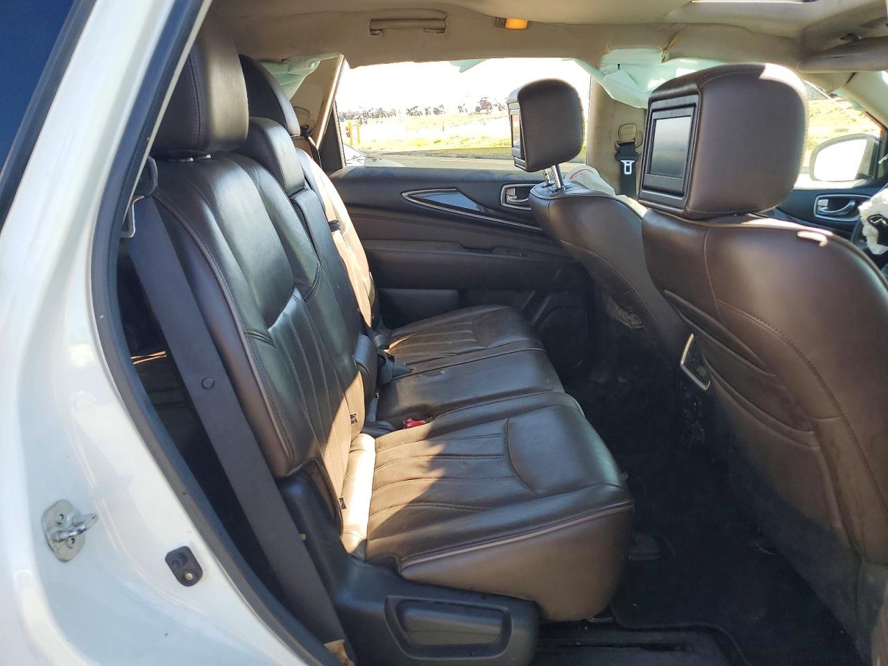 2015 Infiniti Qx60 Base White vin: 5N1AL0MMXFC520508