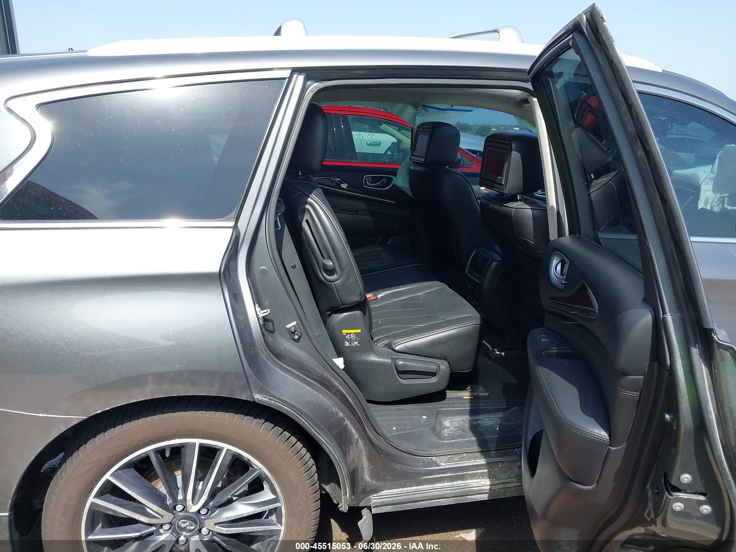 2015 Infiniti Qx60   Gray vin: 5N1AL0MMXFC527104
