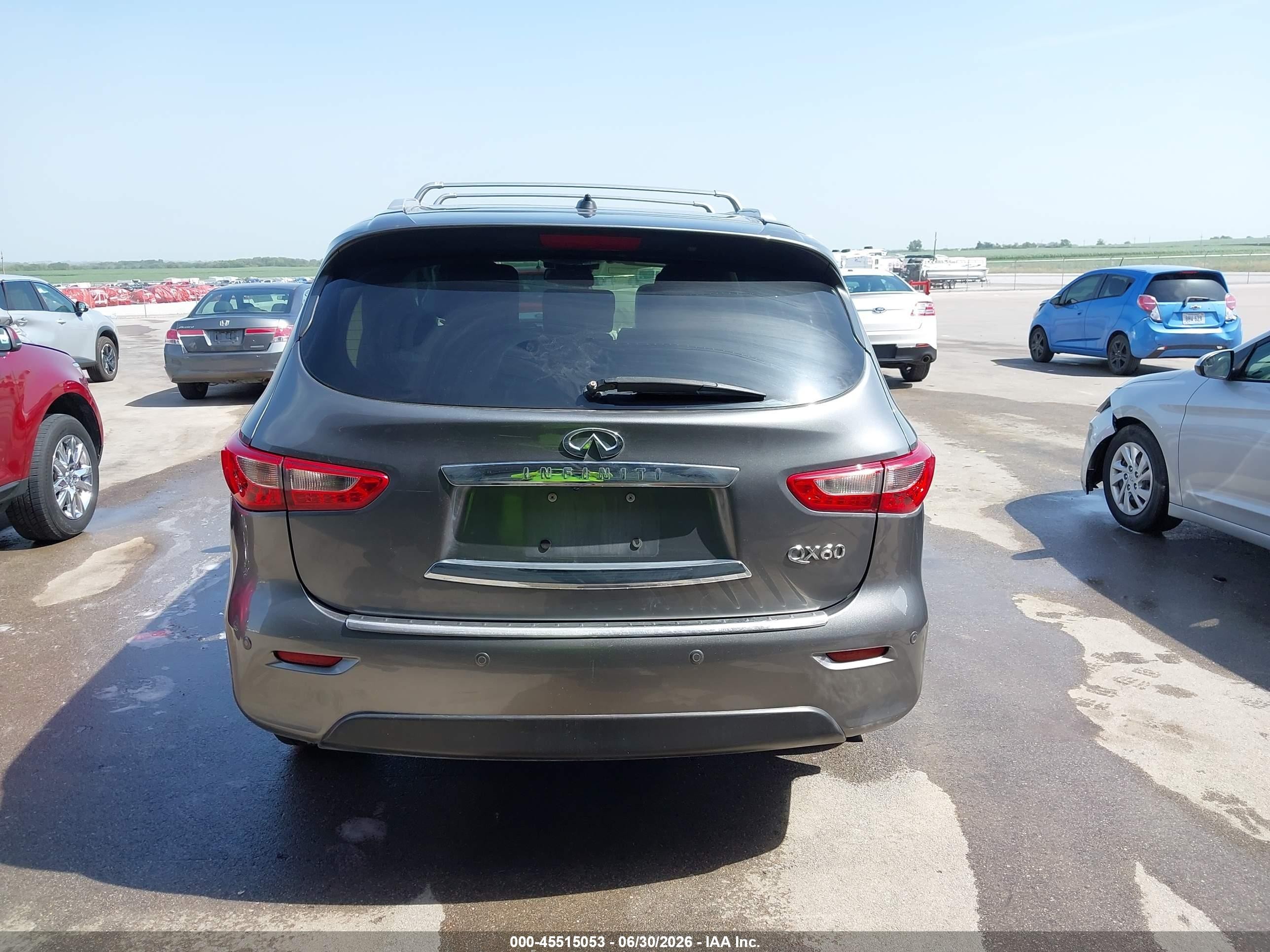 2015 Infiniti Qx60   Gray vin: 5N1AL0MMXFC527104