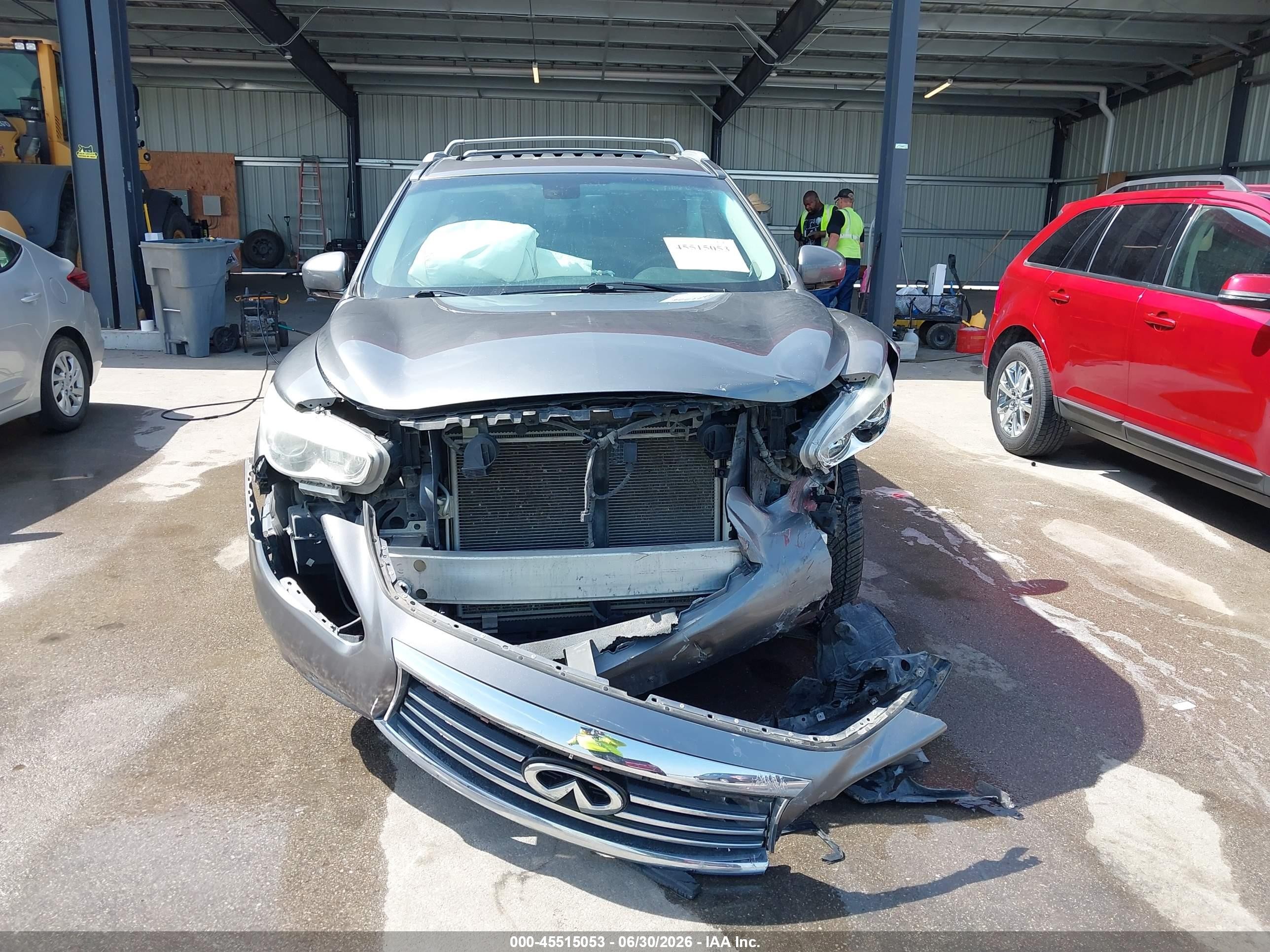 2015 Infiniti Qx60   Gray vin: 5N1AL0MMXFC527104