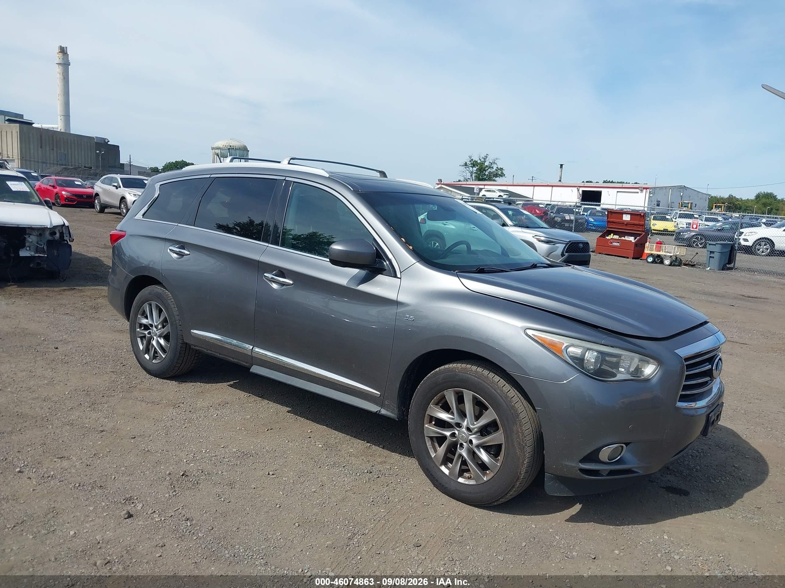 2015 Infiniti Qx60   Gray vin: 5N1AL0MMXFC533114