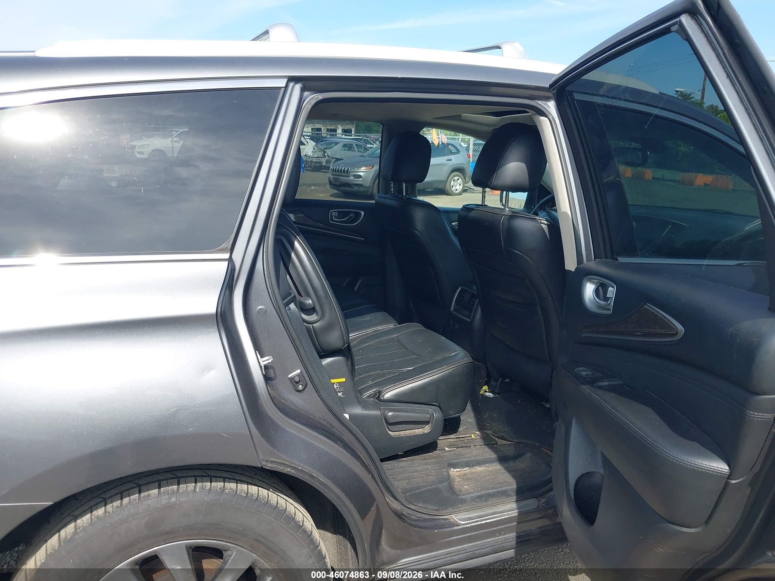 2015 Infiniti Qx60   Gray vin: 5N1AL0MMXFC533114