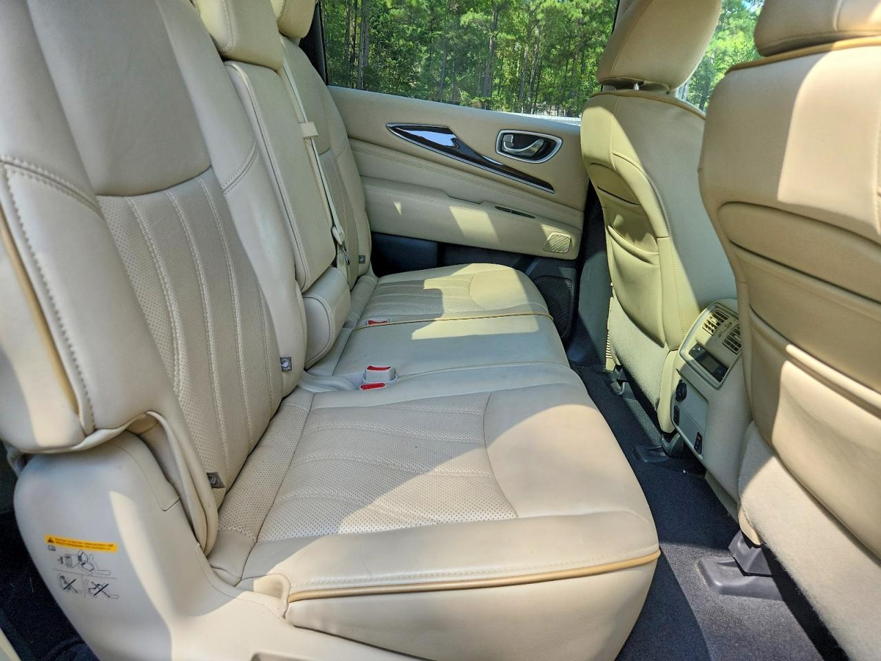 2015 Infiniti Qx60 Base White vin: 5N1AL0MMXFC537759