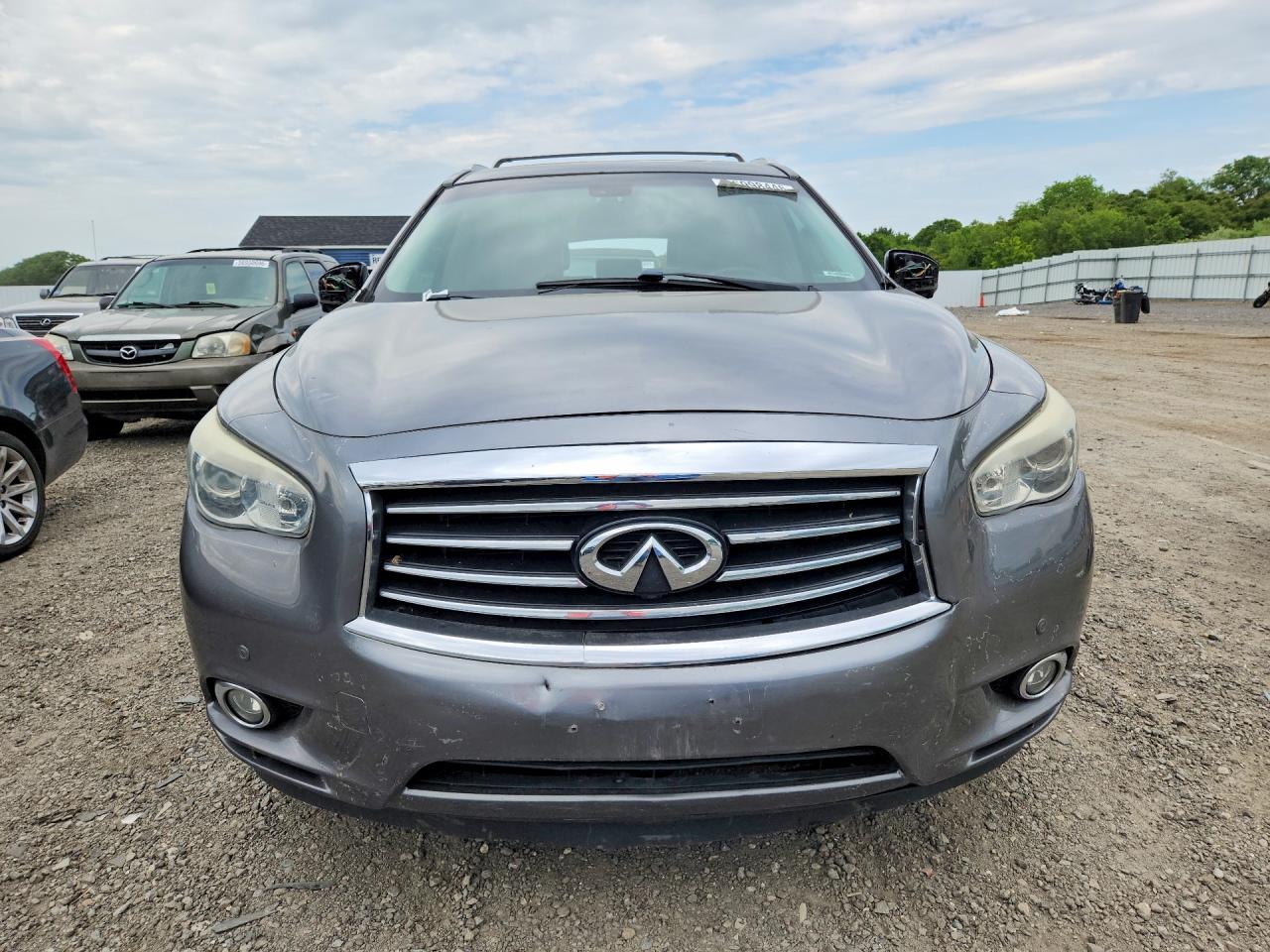 2015 Infiniti Qx60 Base Gray vin: 5N1AL0MMXFC543870