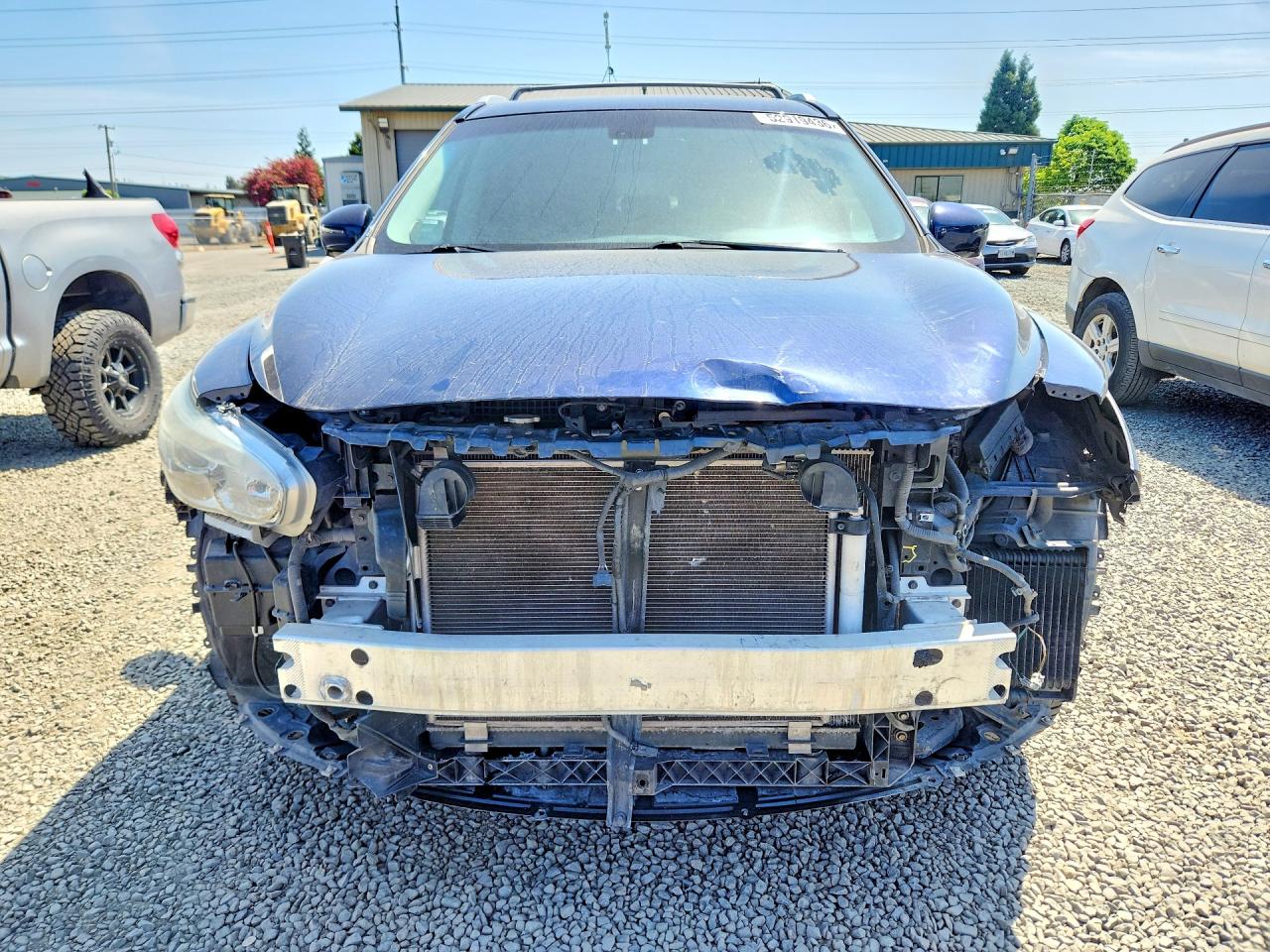 2015 Infiniti Qx60 Base Blue vin: 5N1AL0MMXFC545053