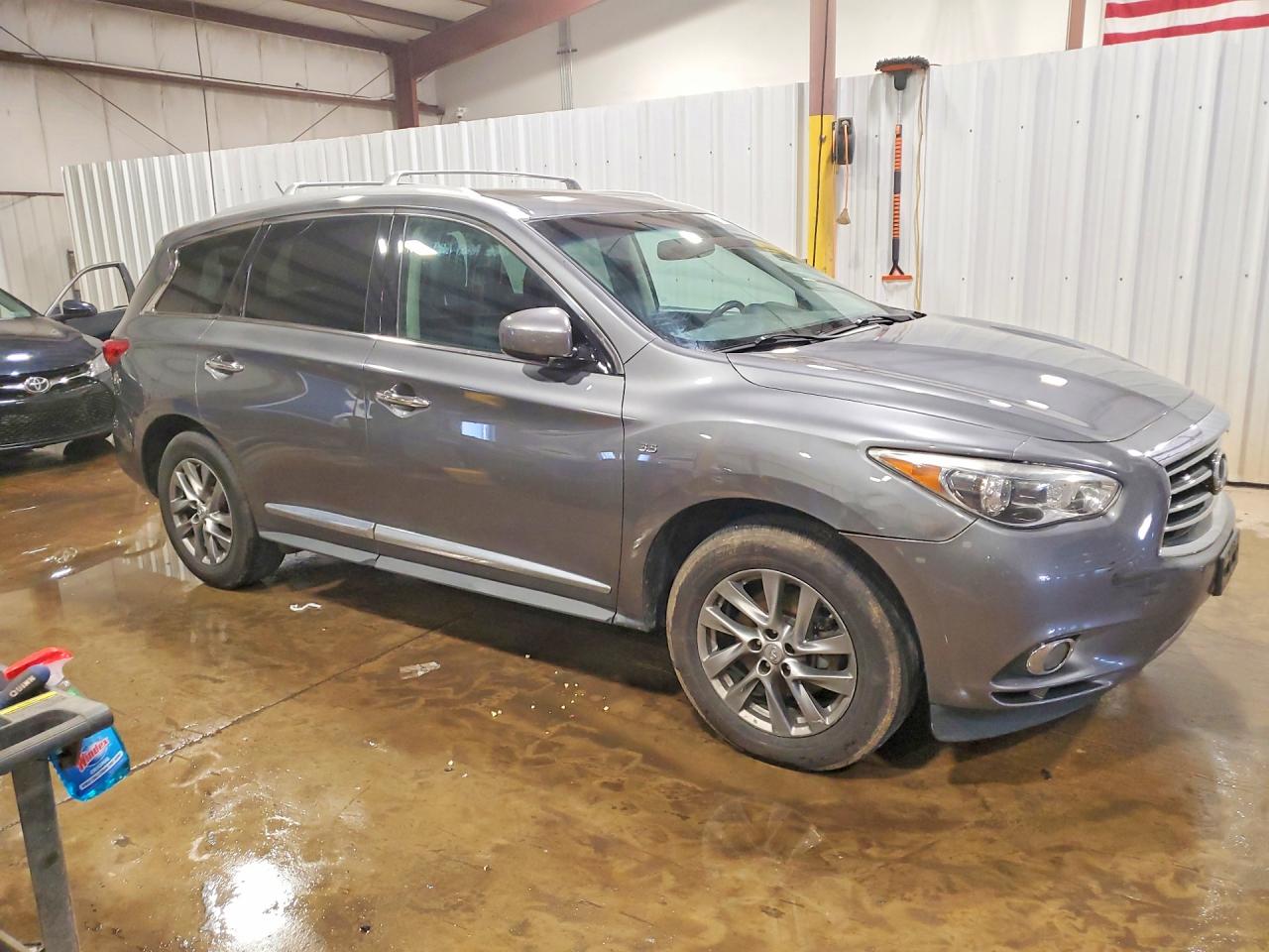 2015 Infiniti Qx60 Base Gray vin: 5N1AL0MMXFC545120