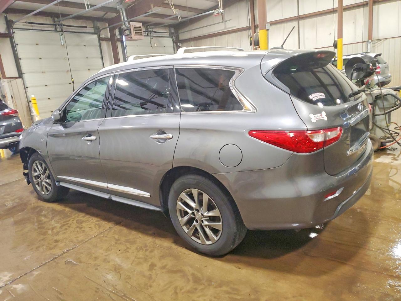 2015 Infiniti Qx60 Base Gray vin: 5N1AL0MMXFC545120