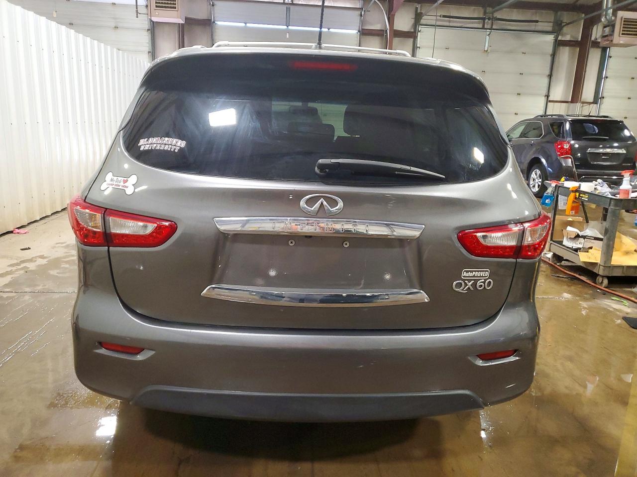 2015 Infiniti Qx60 Base Gray vin: 5N1AL0MMXFC545120