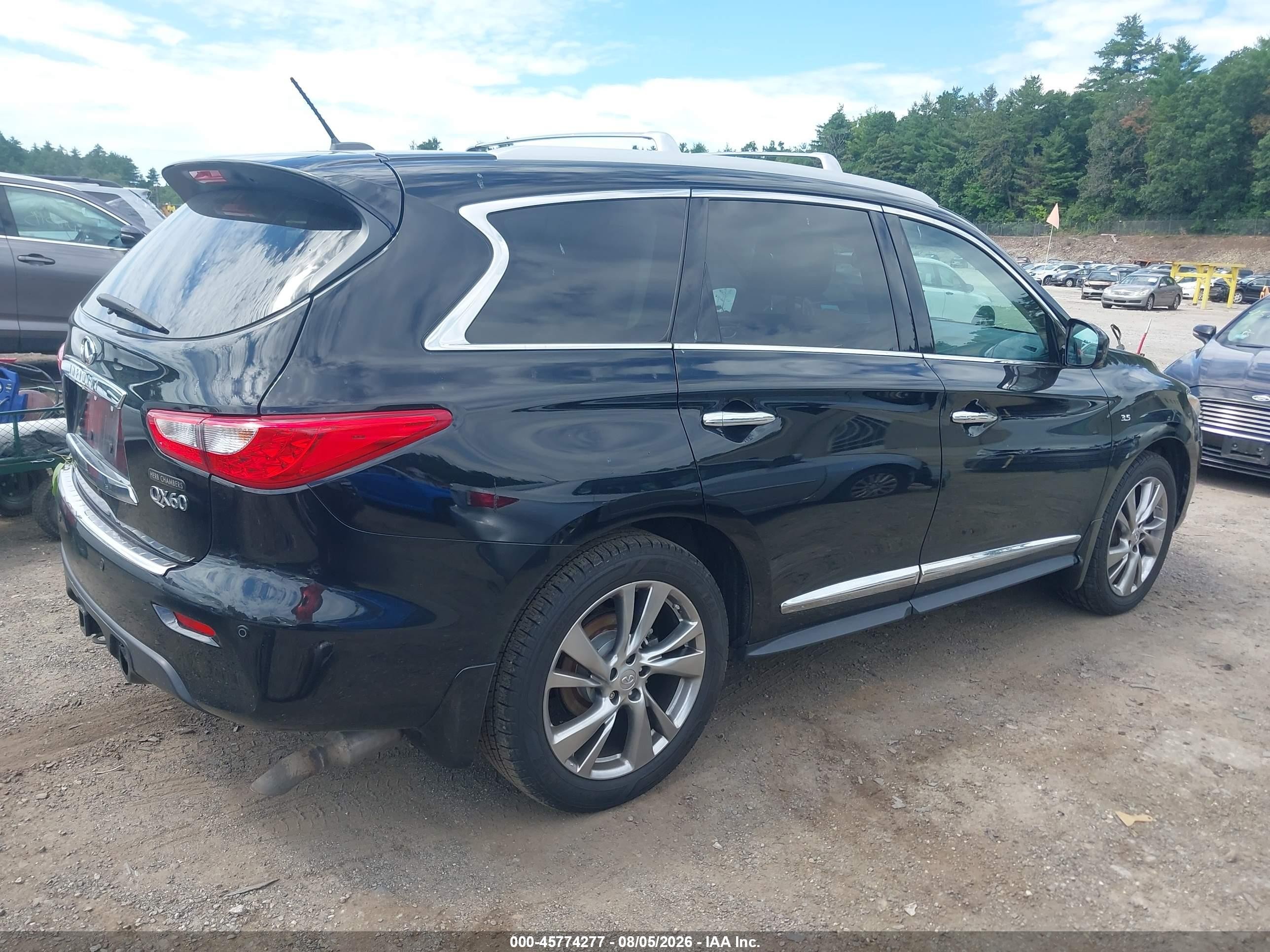 2015 Infiniti Qx60   Black vin: 5N1AL0MMXFC552049