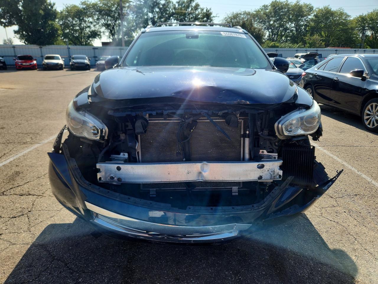 2015 Infiniti Qx60 Base Blue vin: 5N1AL0MMXFC552231
