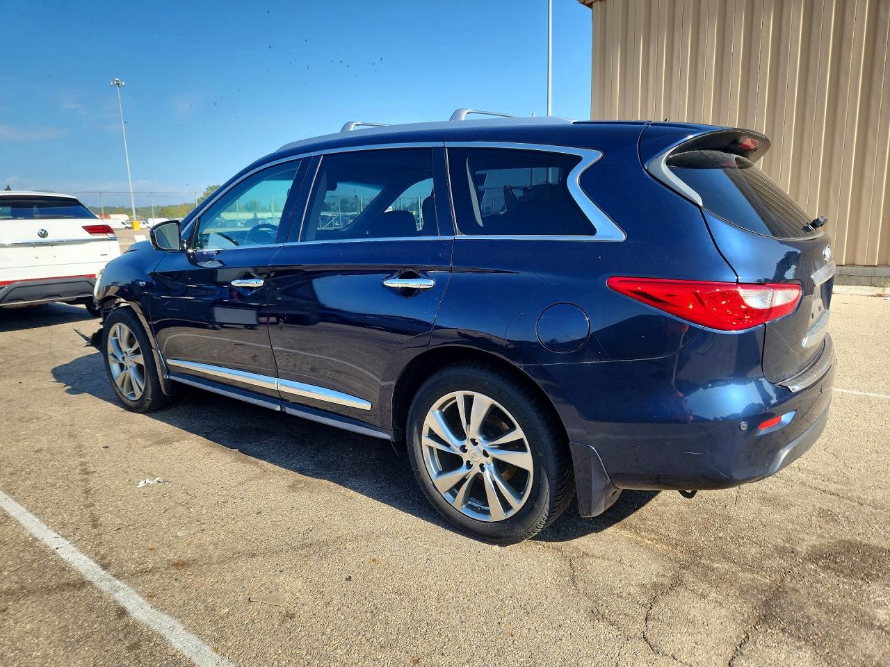 2015 Infiniti Qx60 Base Blue vin: 5N1AL0MMXFC552231