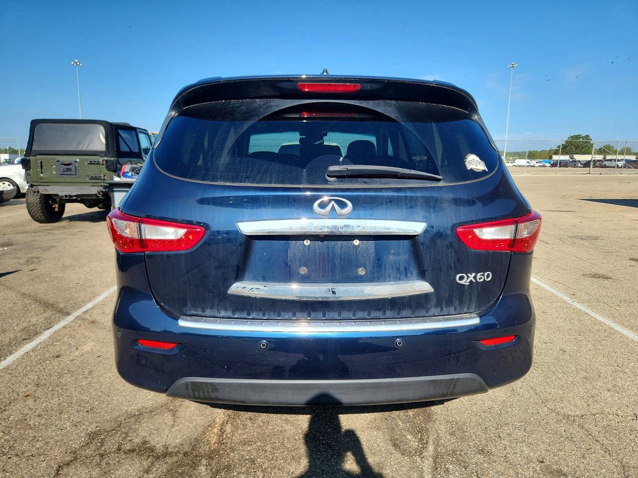 2015 Infiniti Qx60 Base Blue vin: 5N1AL0MMXFC552231