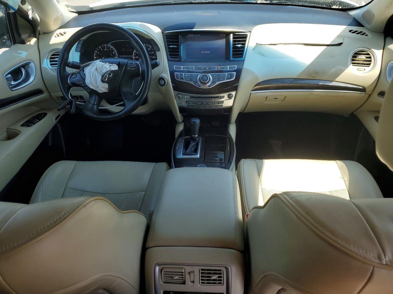 2015 Infiniti Qx60 Base White vin: 5N1AL0MMXFC553413