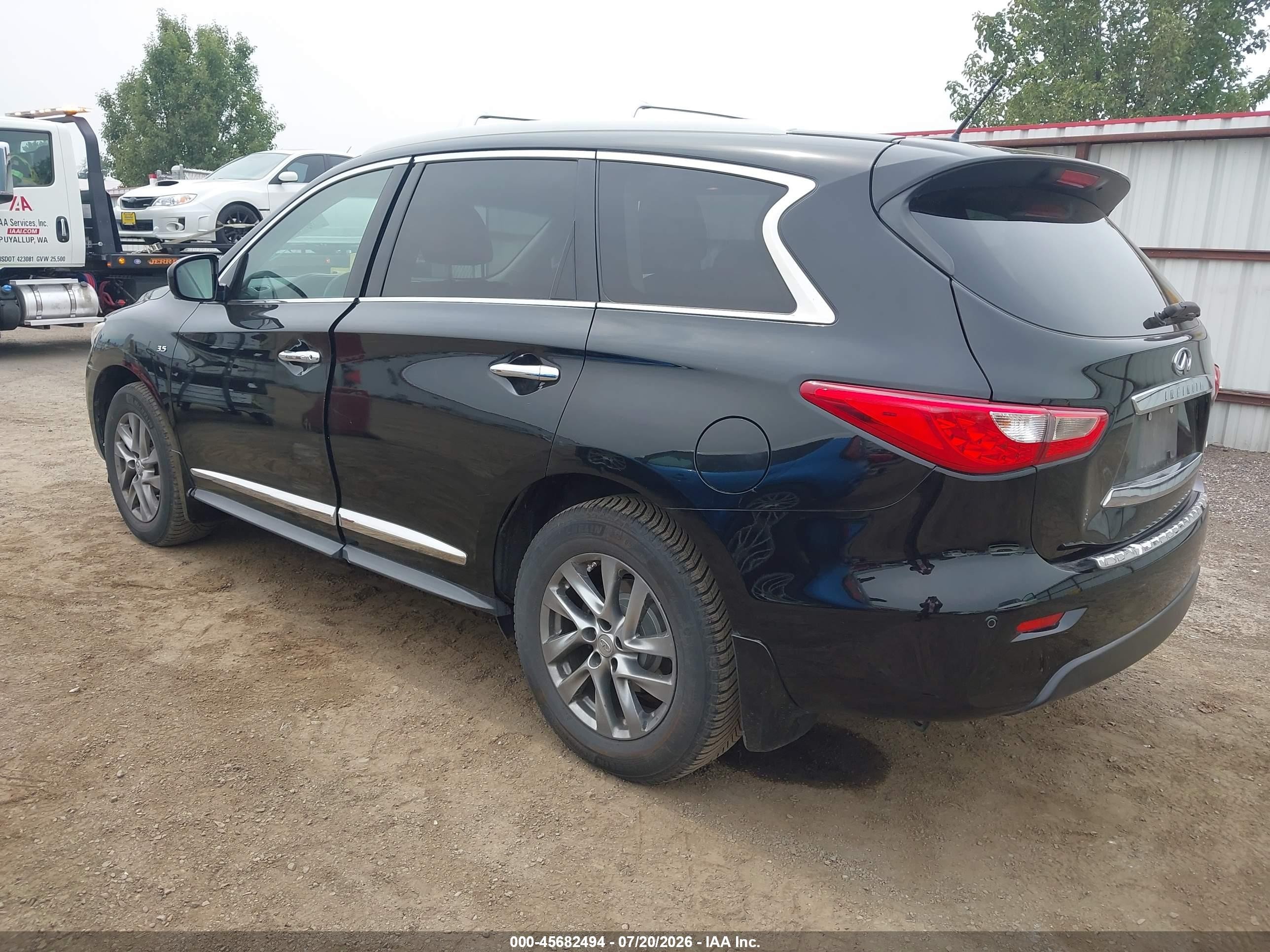 2015 Infiniti Qx60   Black vin: 5N1AL0MMXFC554108
