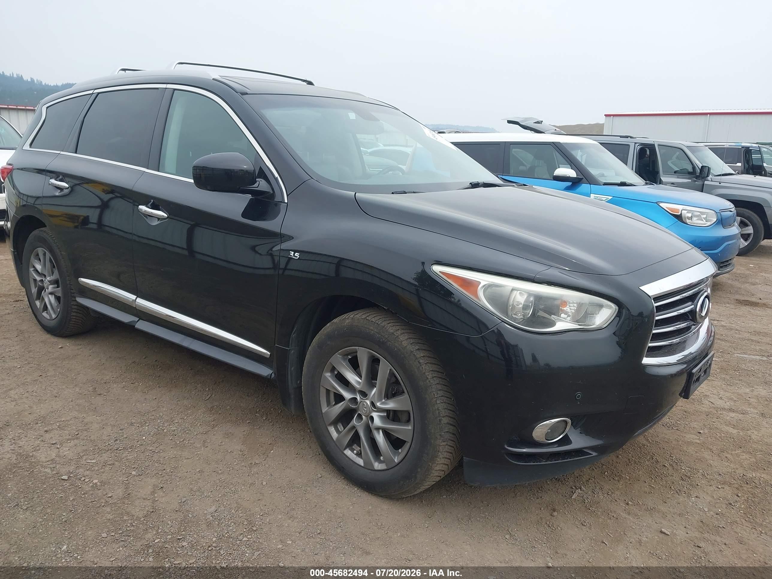 2015 Infiniti Qx60   Black vin: 5N1AL0MMXFC554108