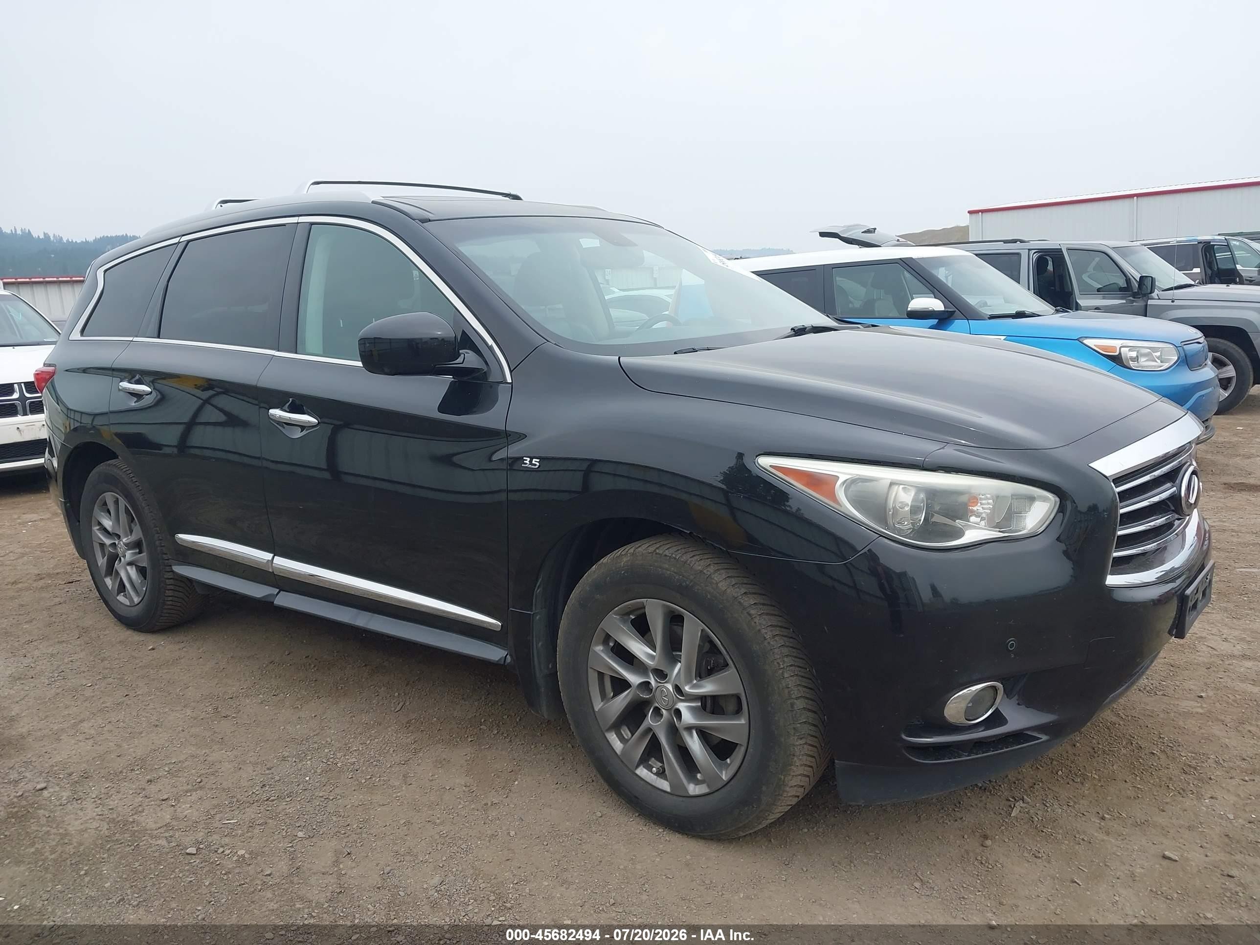 2015 Infiniti Qx60   Black vin: 5N1AL0MMXFC554108