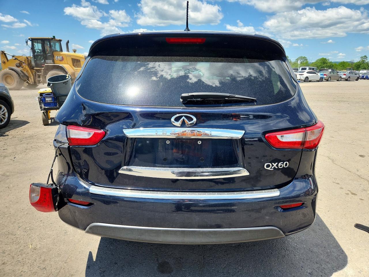 2015 Infiniti Qx60 Base Blue vin: 5N1AL0MMXFC555050