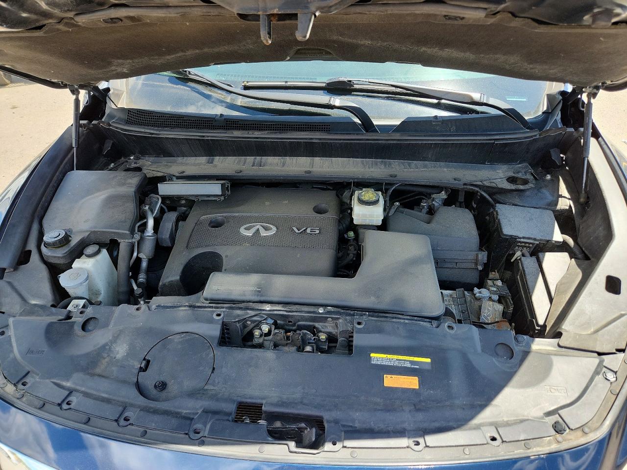 2015 Infiniti Qx60 Base Blue vin: 5N1AL0MMXFC555050