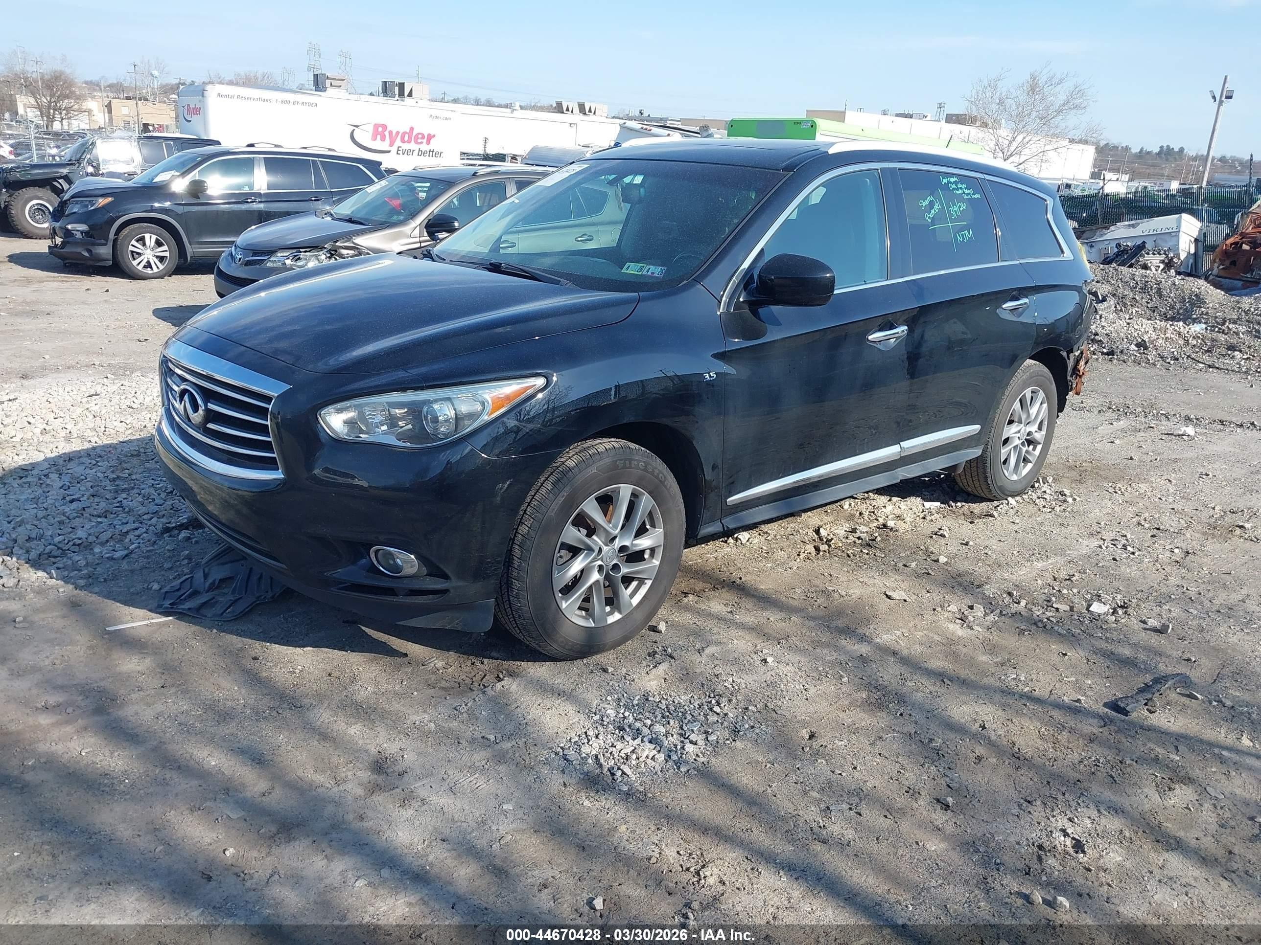 2015 Infiniti Qx60   Black vin: 5N1AL0MMXFC557431