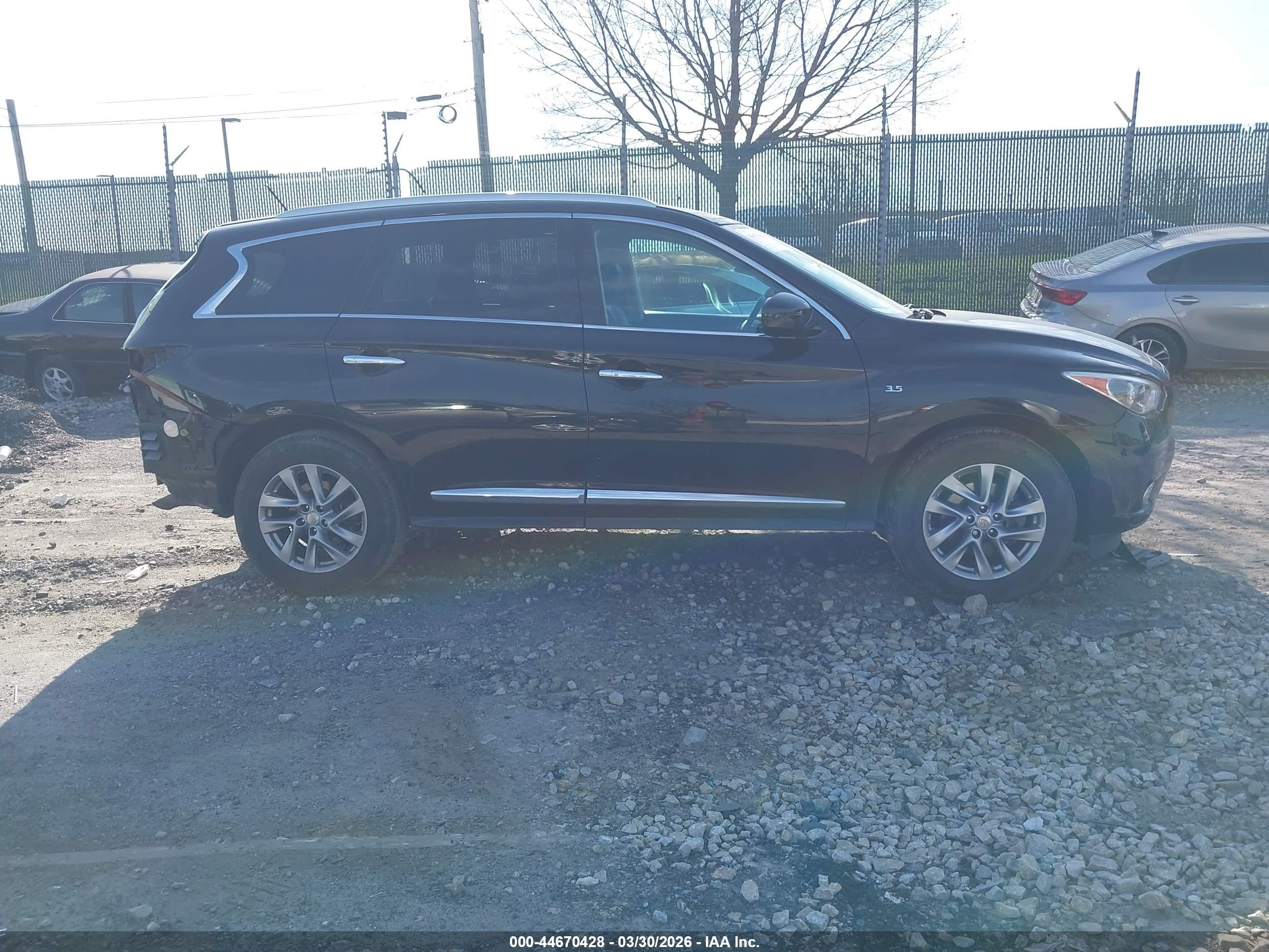 2015 Infiniti Qx60   Black vin: 5N1AL0MMXFC557431