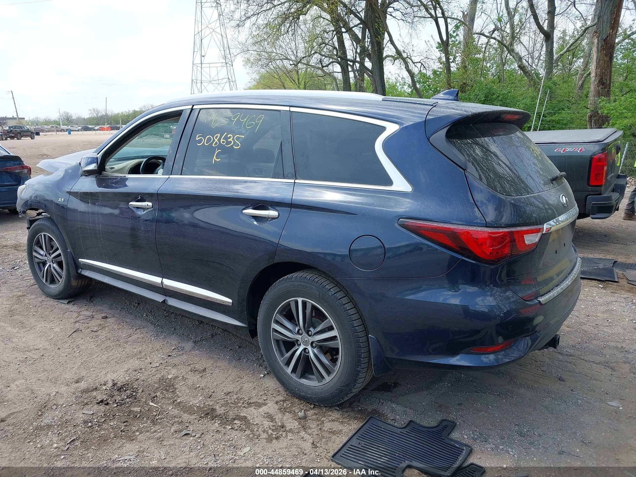 2016 Infiniti Qx60   Dark Blue vin: 5N1AL0MMXGC508635