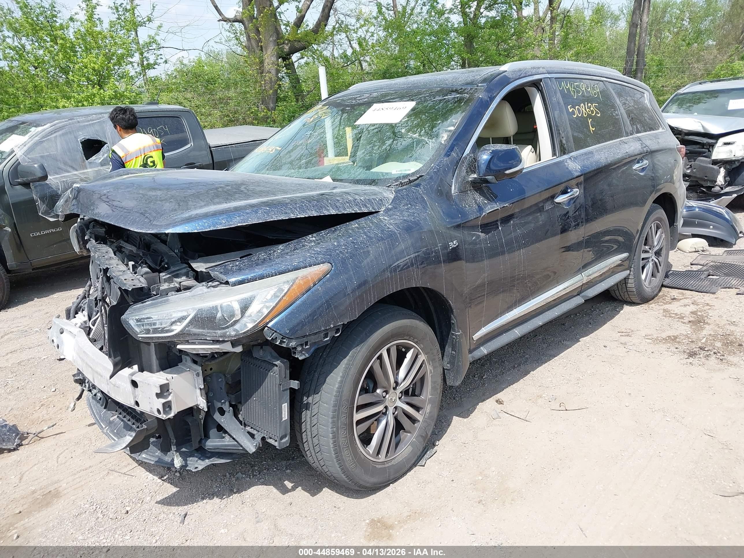 2016 Infiniti Qx60   Dark Blue vin: 5N1AL0MMXGC508635
