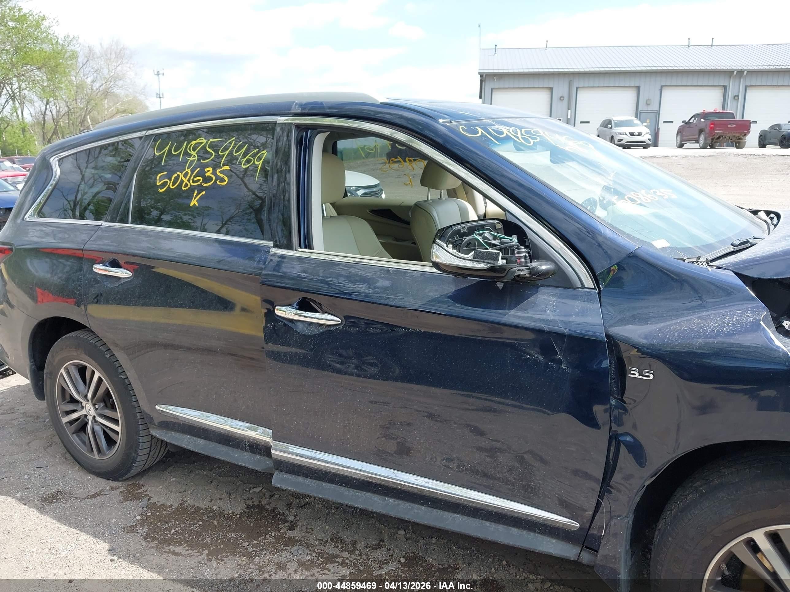 2016 Infiniti Qx60   Dark Blue vin: 5N1AL0MMXGC508635