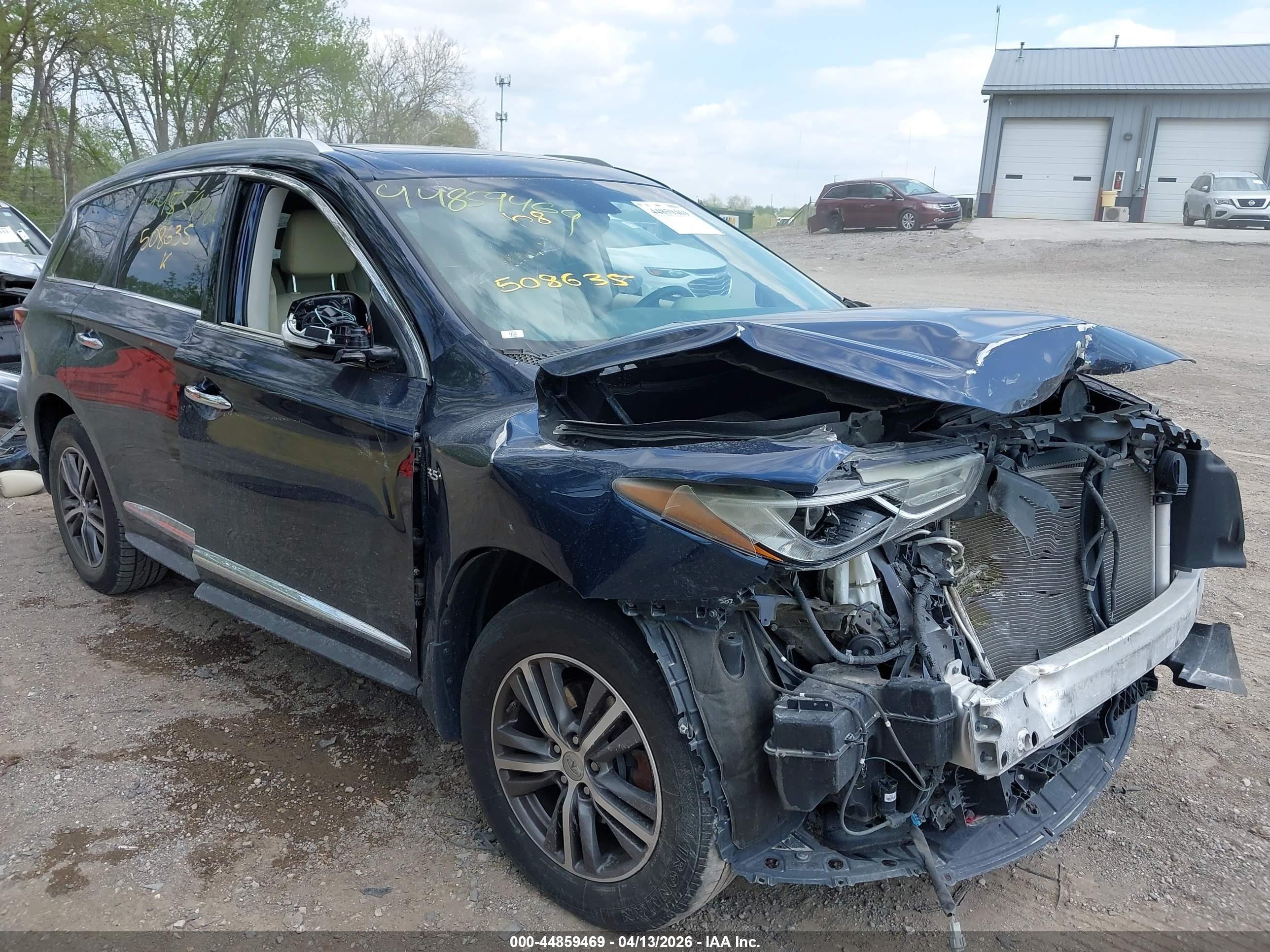 2016 Infiniti Qx60   Dark Blue vin: 5N1AL0MMXGC508635