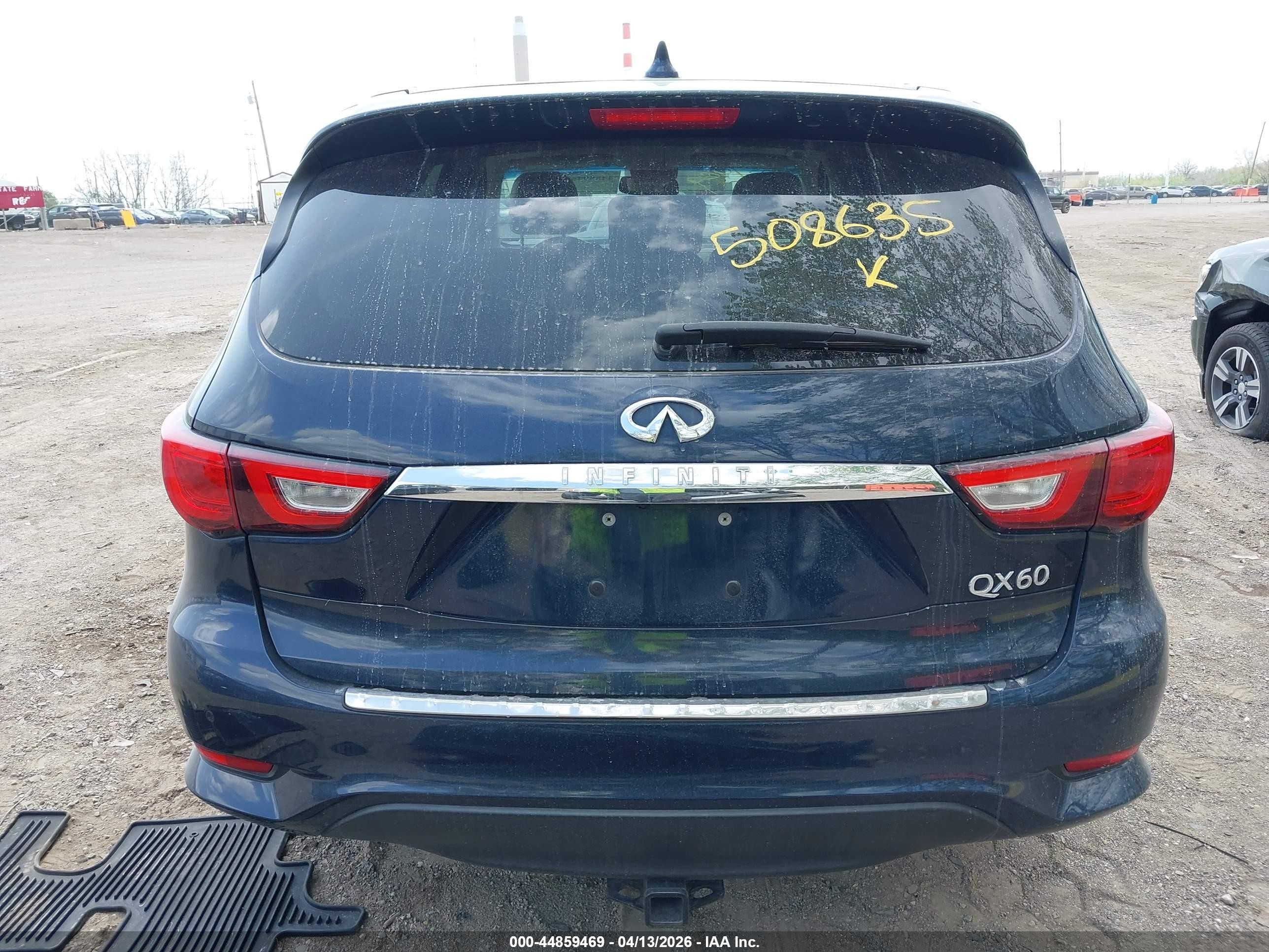 2016 Infiniti Qx60   Dark Blue vin: 5N1AL0MMXGC508635
