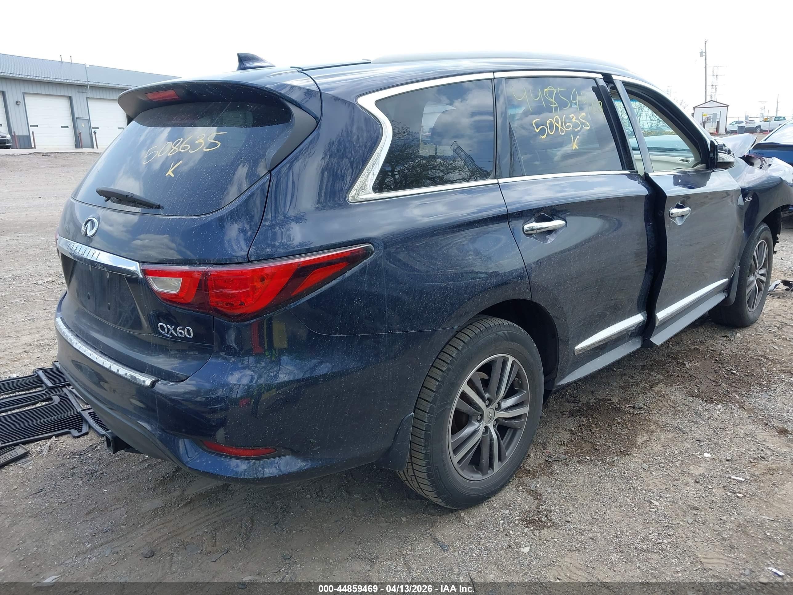 2016 Infiniti Qx60   Dark Blue vin: 5N1AL0MMXGC508635