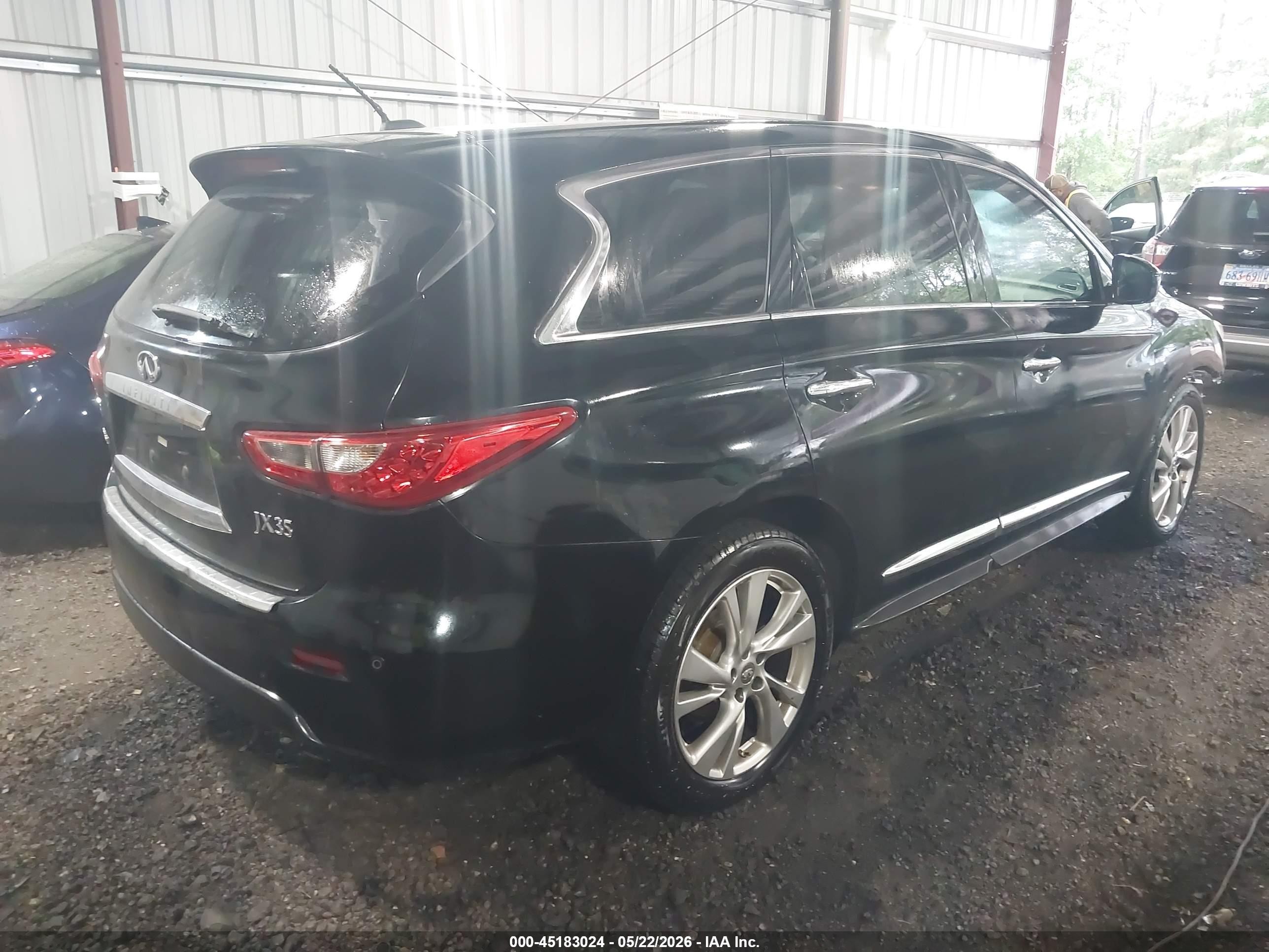 2013 Infiniti Jx35   Black vin: 5N1AL0MN0DC310327
