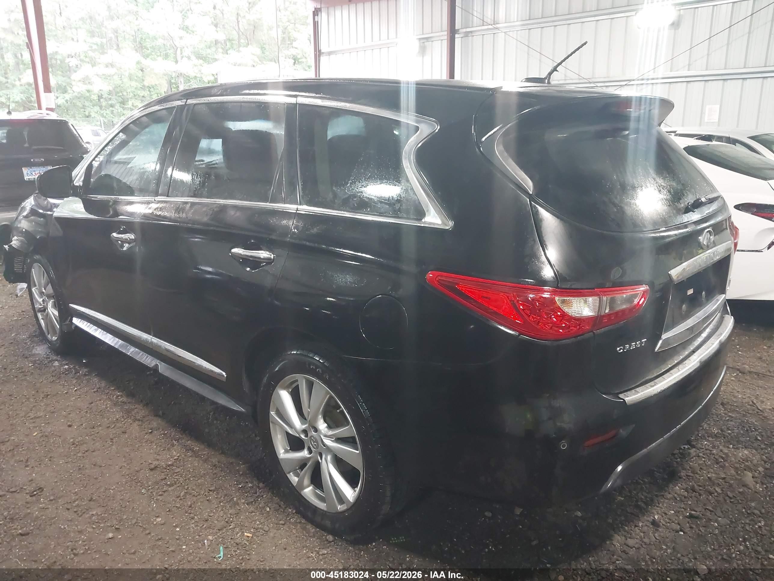 2013 Infiniti Jx35   Black vin: 5N1AL0MN0DC310327