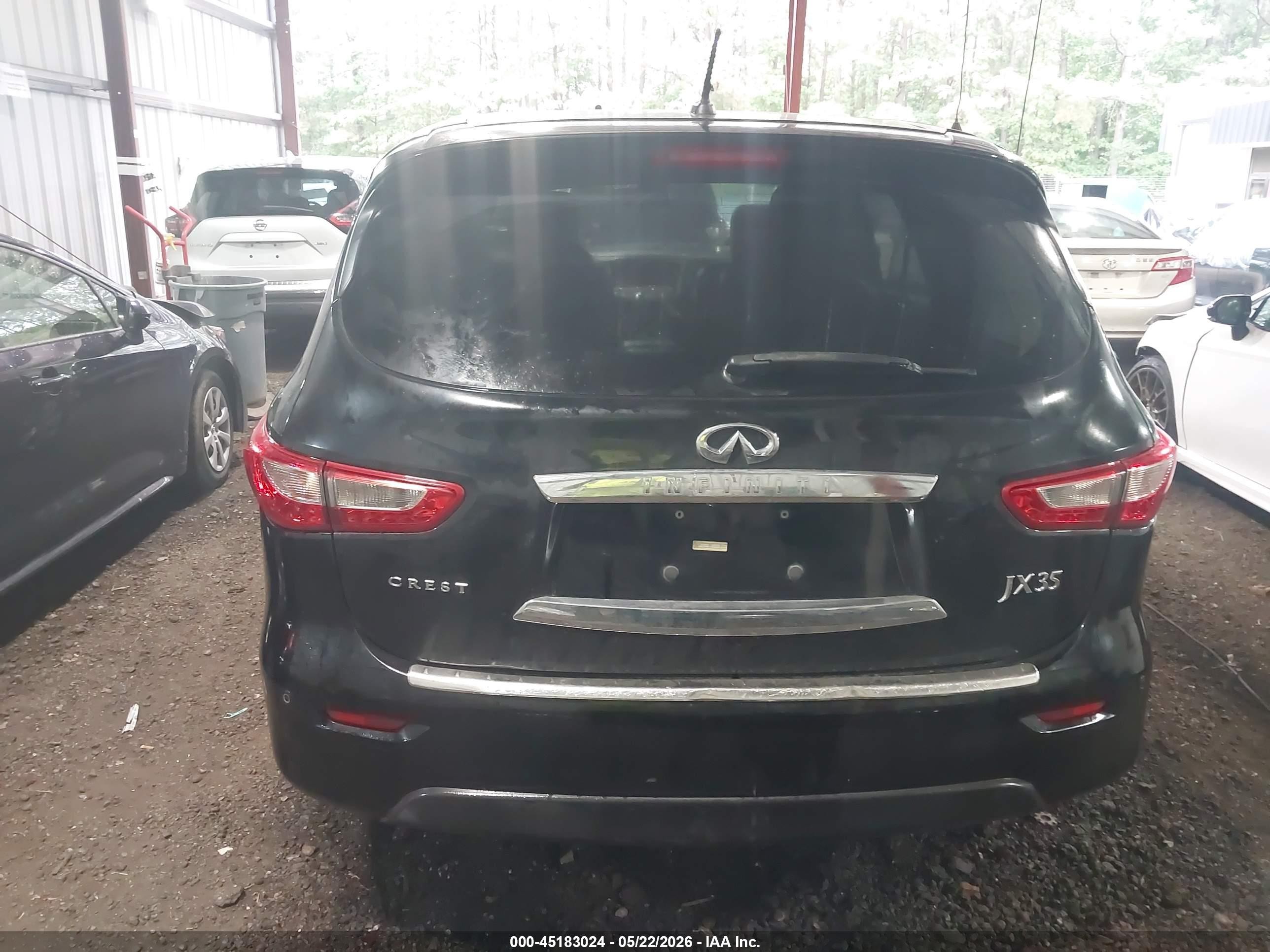 2013 Infiniti Jx35   Black vin: 5N1AL0MN0DC310327